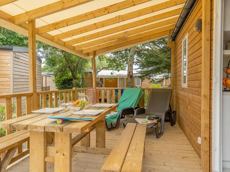 Balcony/Terrace in Camping Les Grenettes
