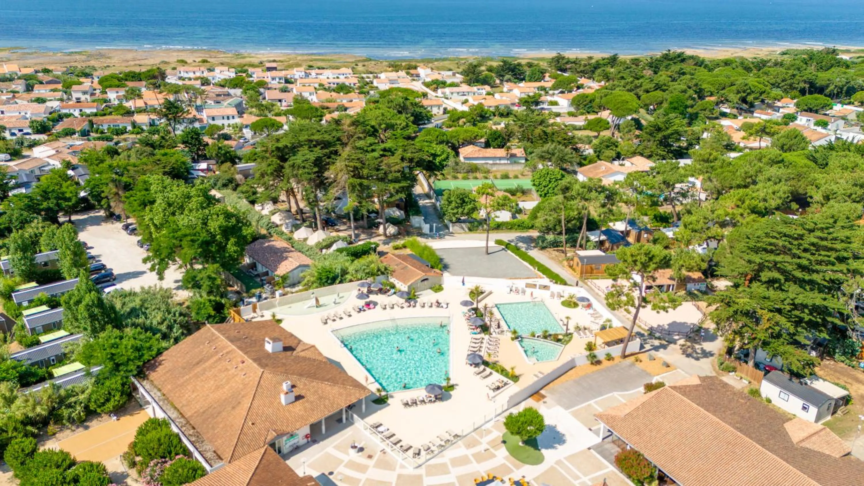 Bird's eye view in Camping Les Grenettes