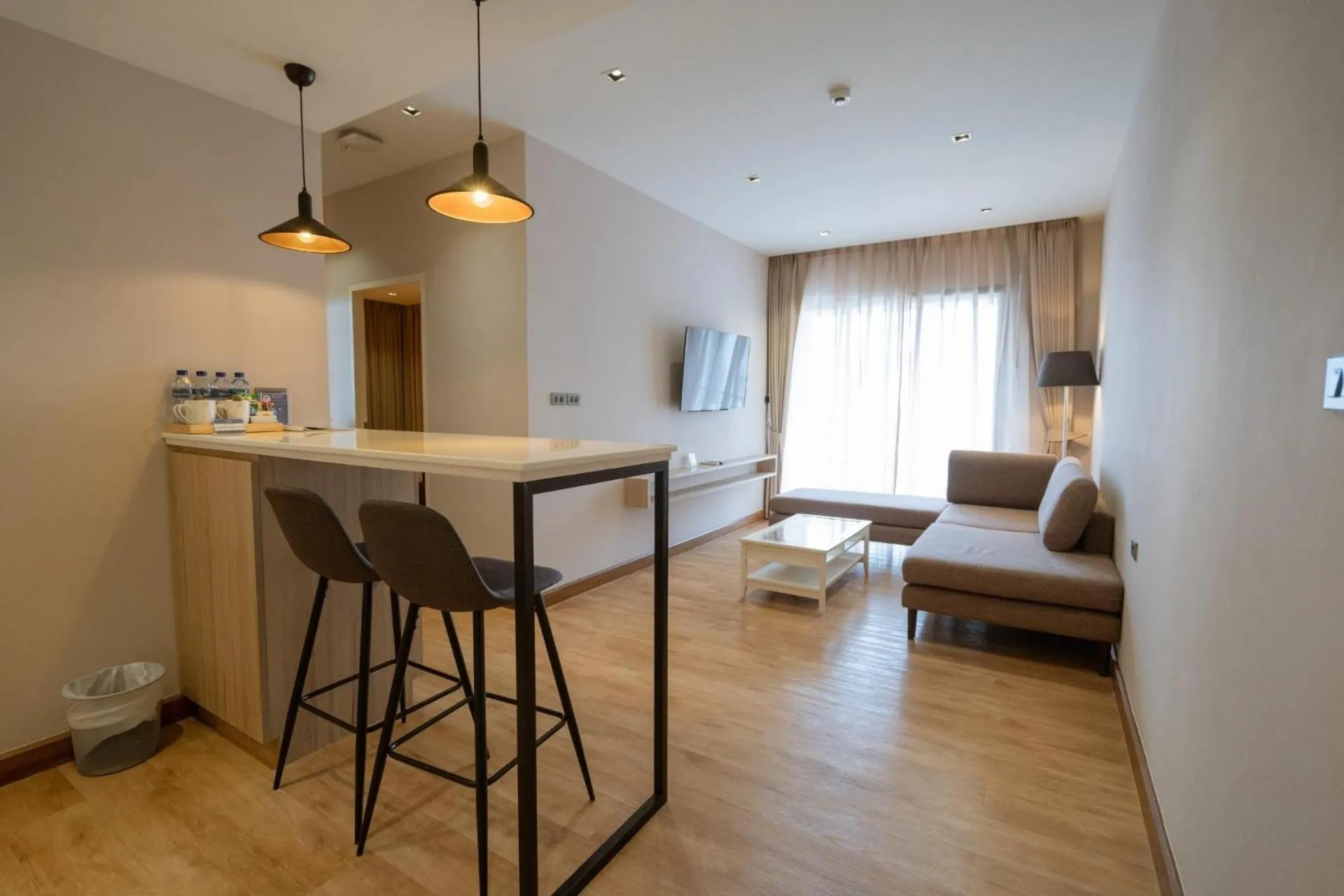 Living room in W3 Hotel