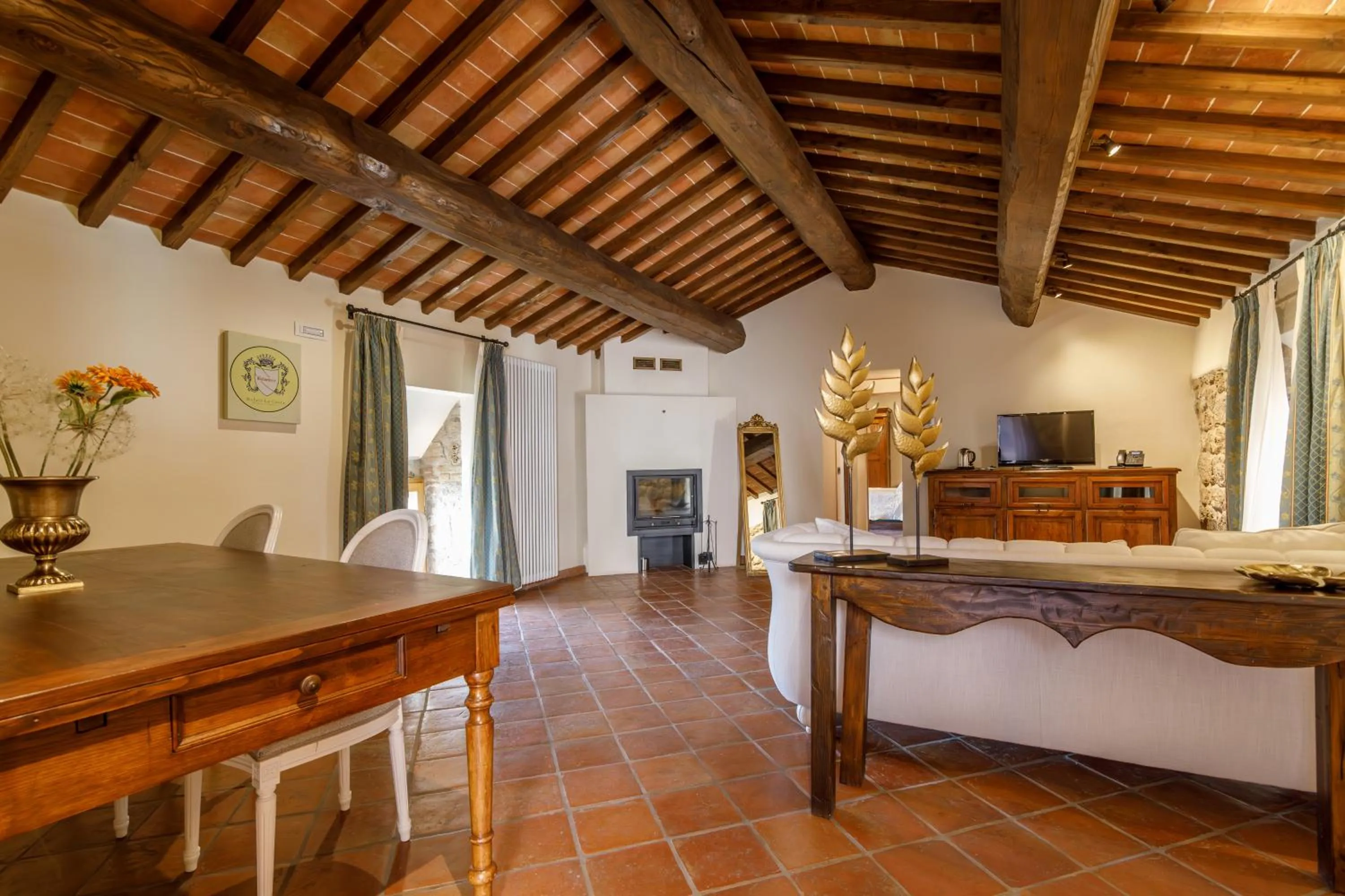 Living room in Relais La Costa Historical Residence