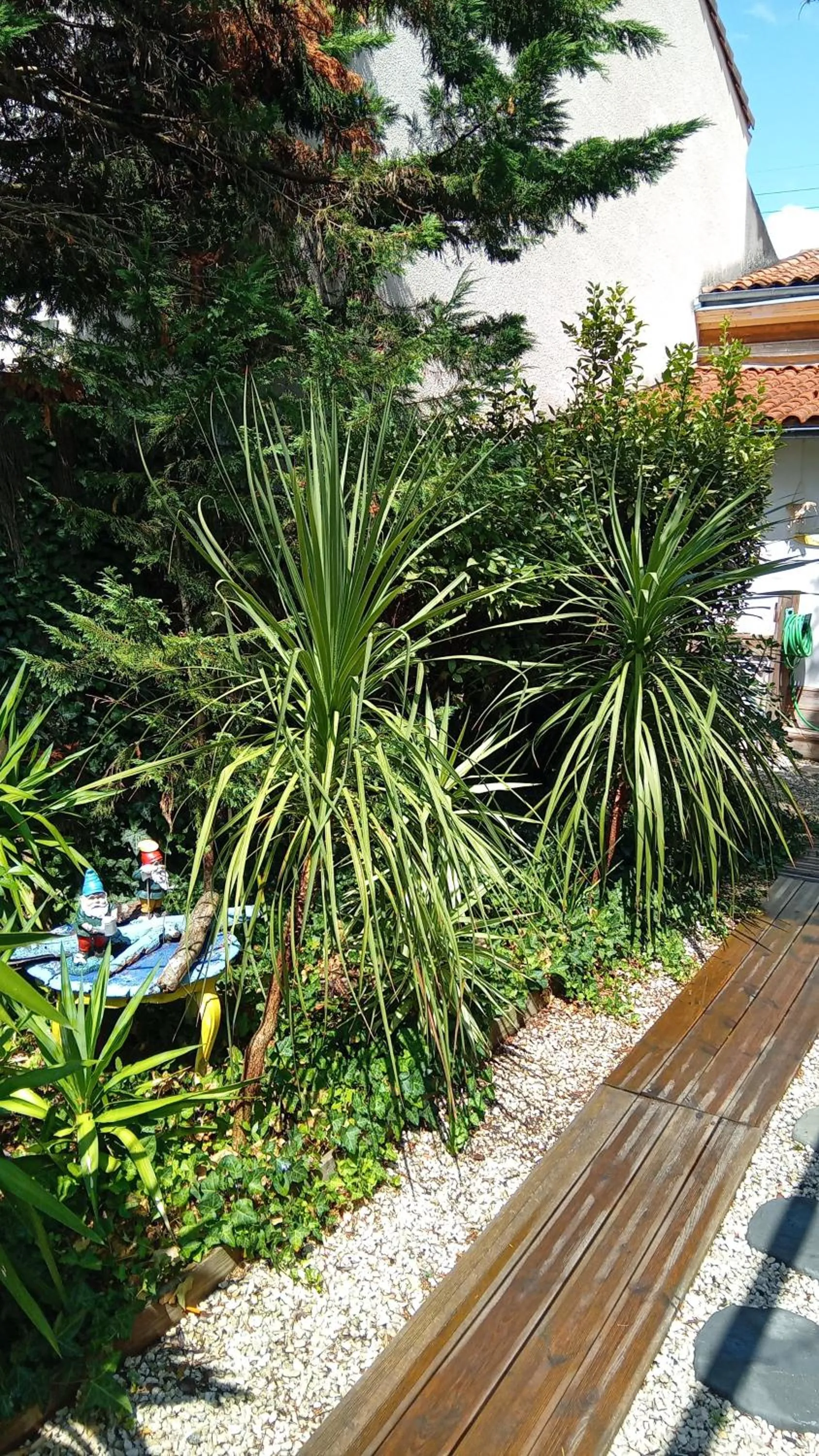 Garden view in La Cabane Bordeaux St Augustin