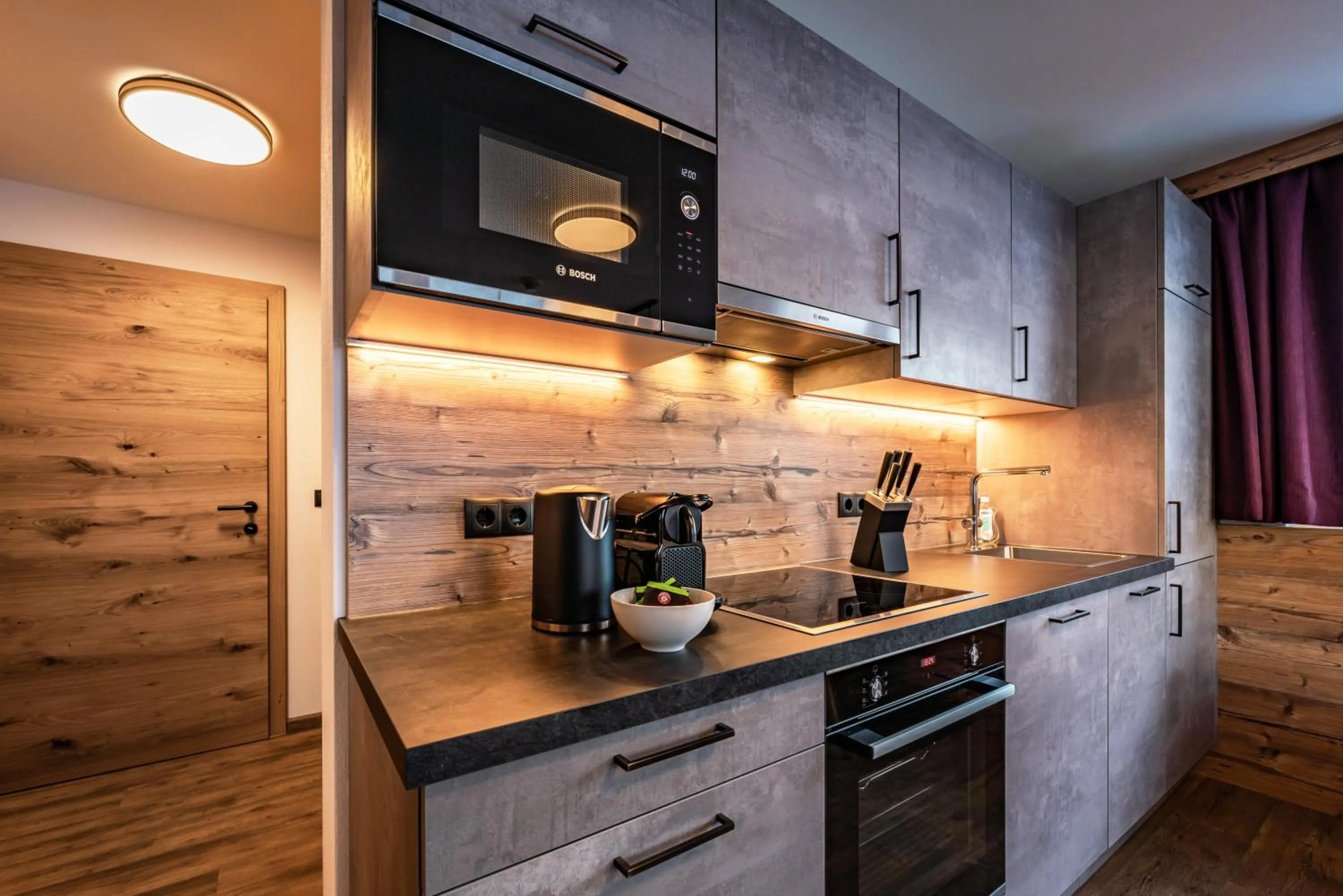 kitchen in Gästehaus Wiesengrund & Apart Sporer