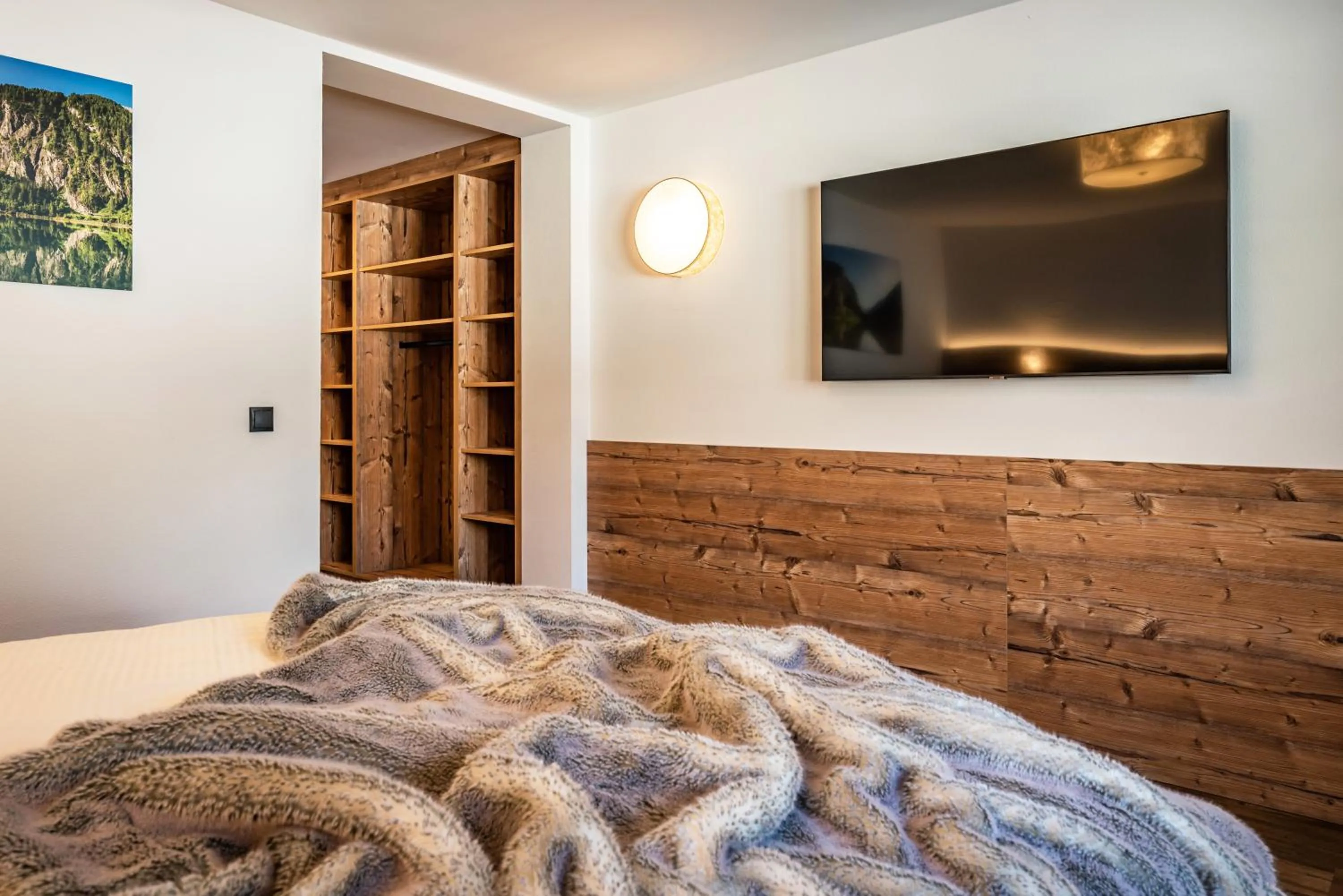 Bed in Gästehaus Wiesengrund & Apart Sporer