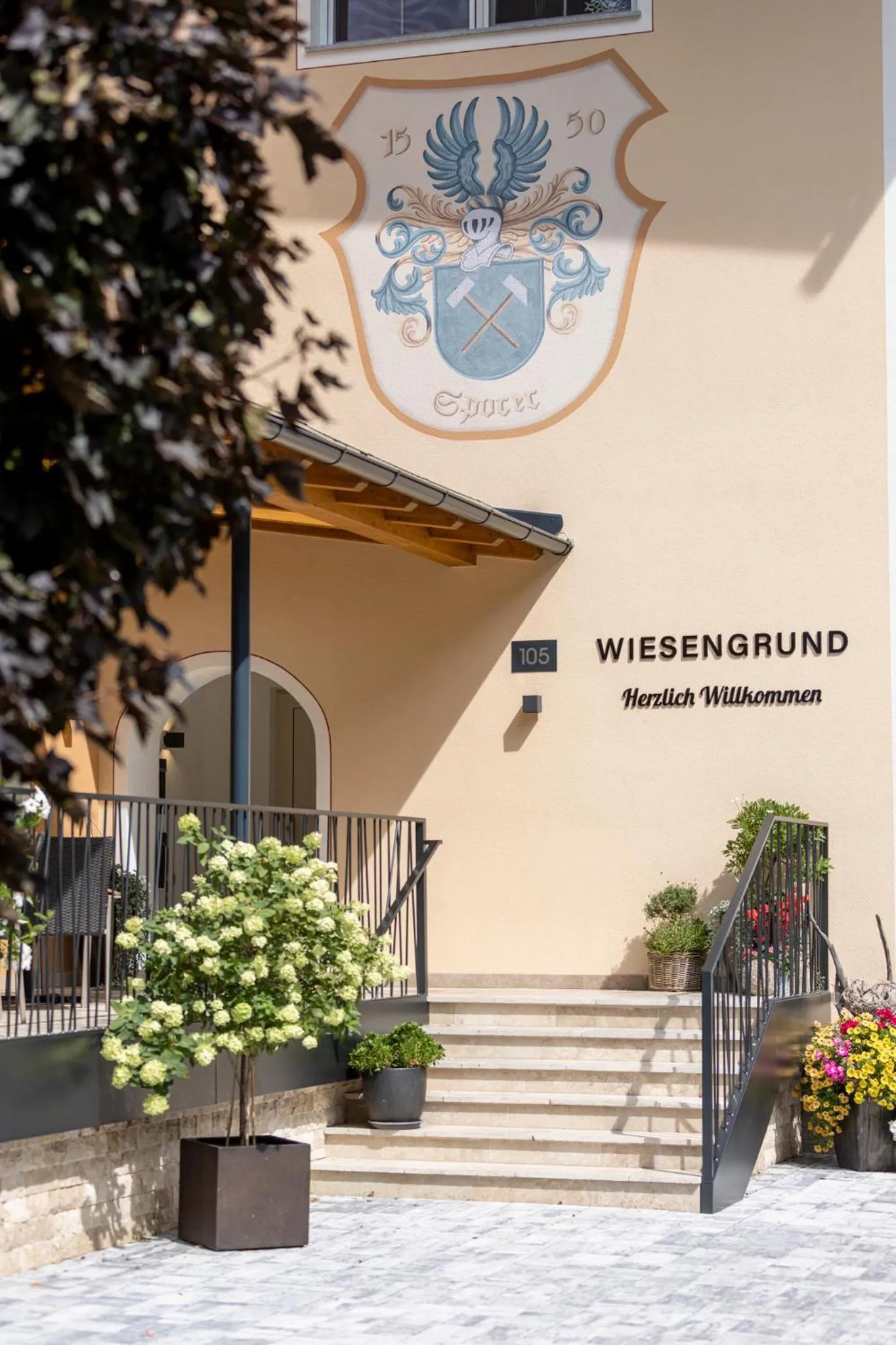 Facade/entrance in Gästehaus Wiesengrund & Apart Sporer