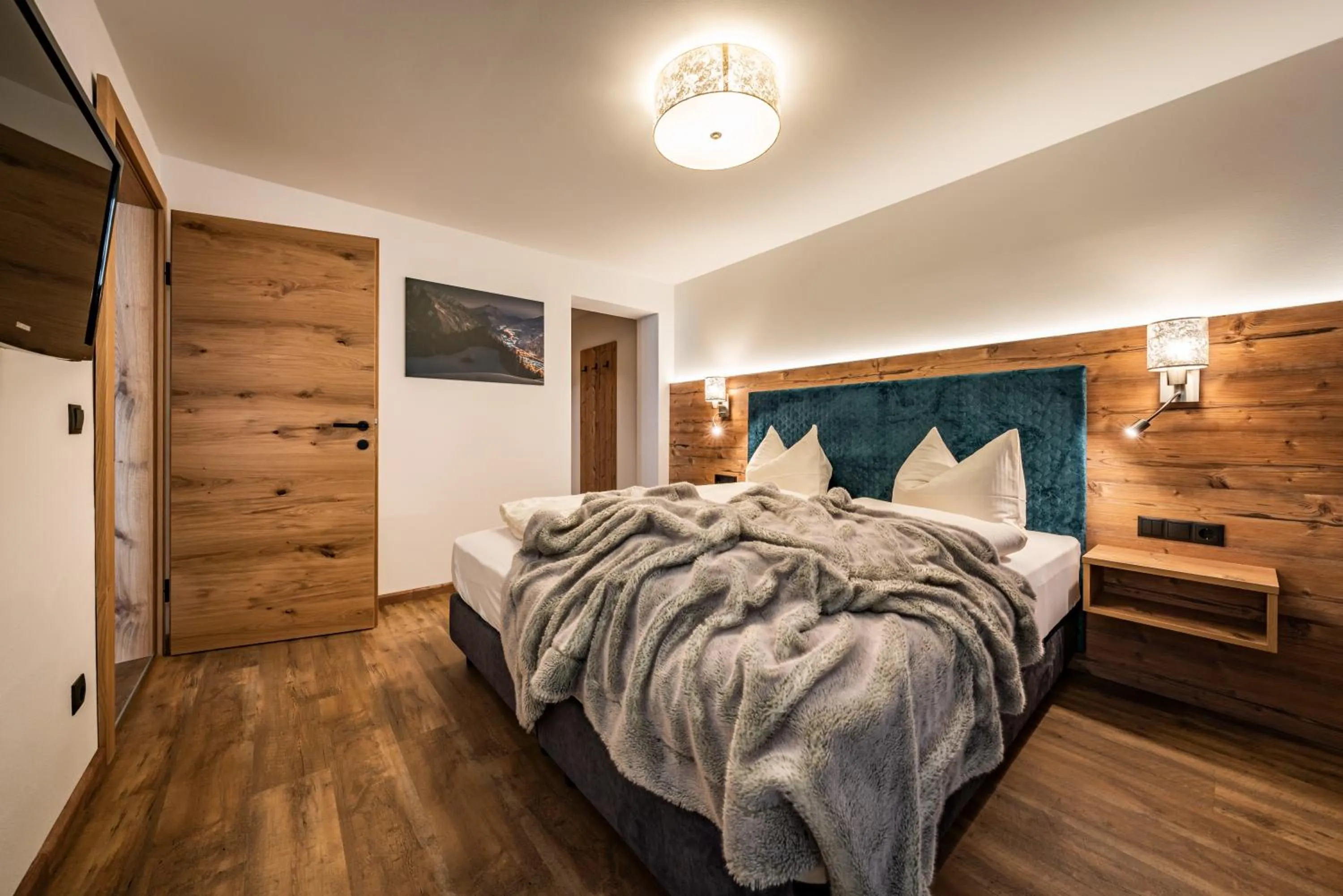 Bed in Gästehaus Wiesengrund & Apart Sporer