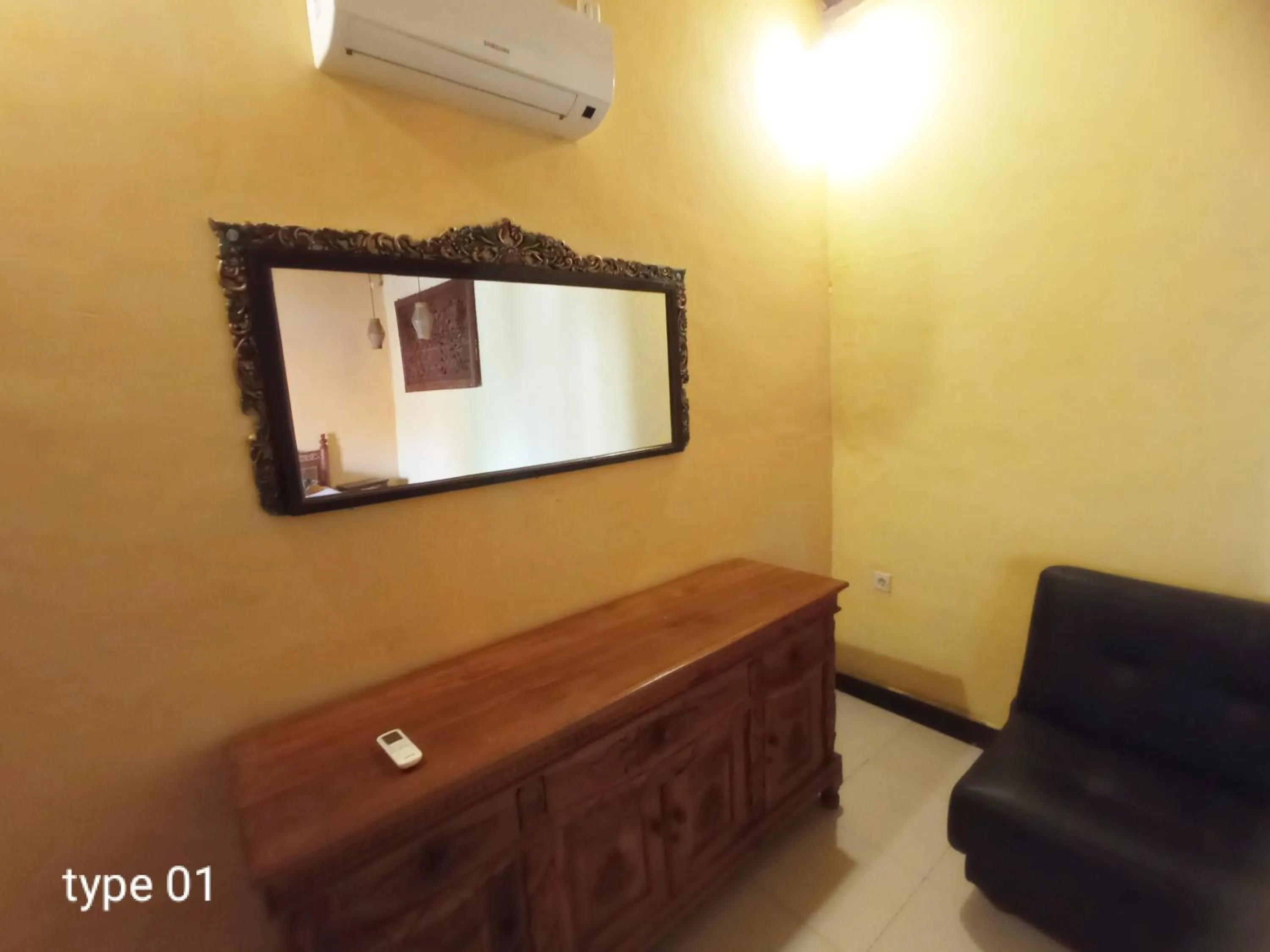 air conditioner in Bale Sasak Bungalow