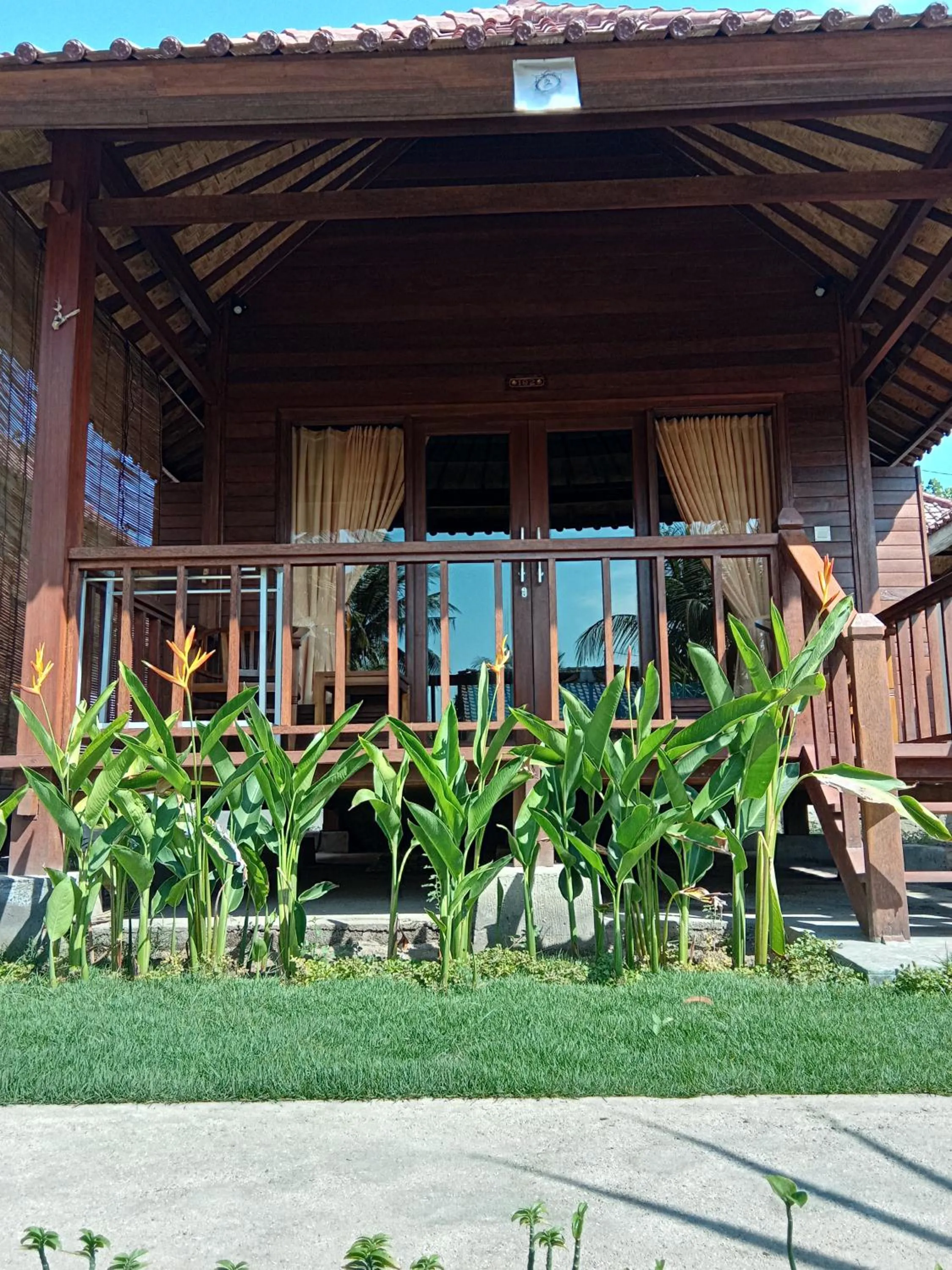 Garden in Svaha Nusa Guest House
