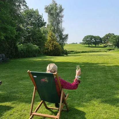 Garden view in The Kings Head