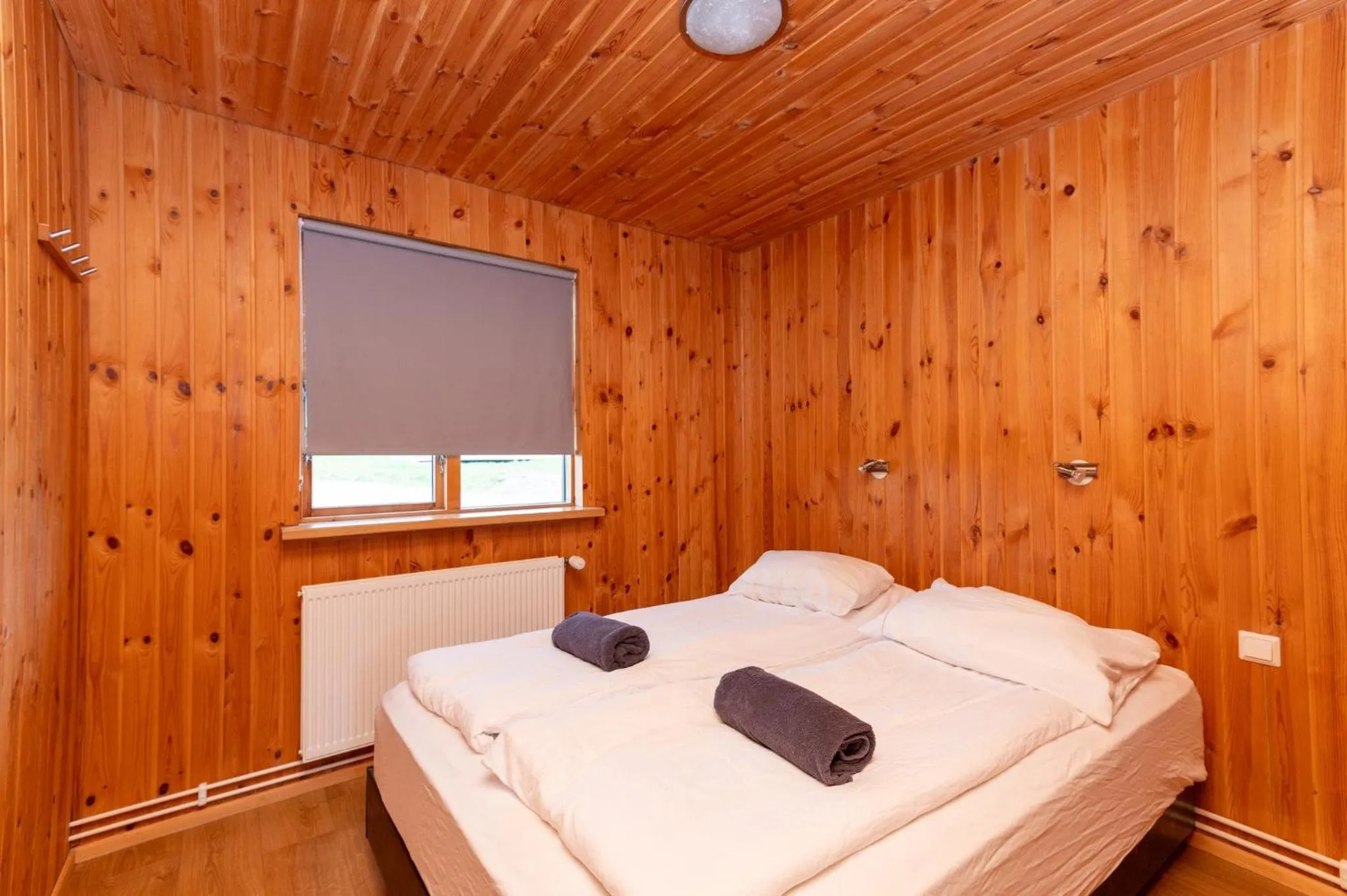 Photo of the whole room, Bed in Gladheimar Cottages