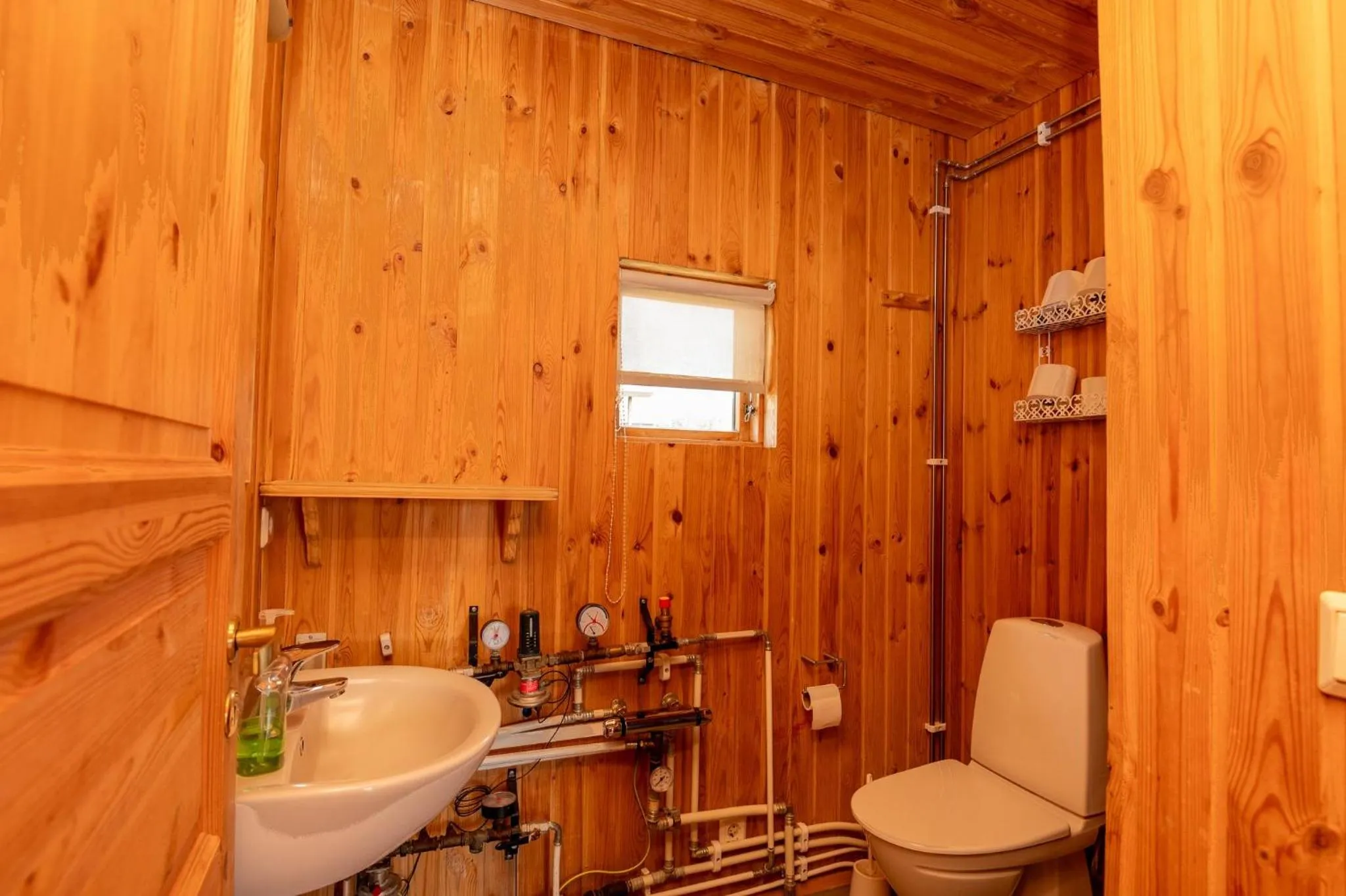 Bathroom in Gladheimar Cottages
