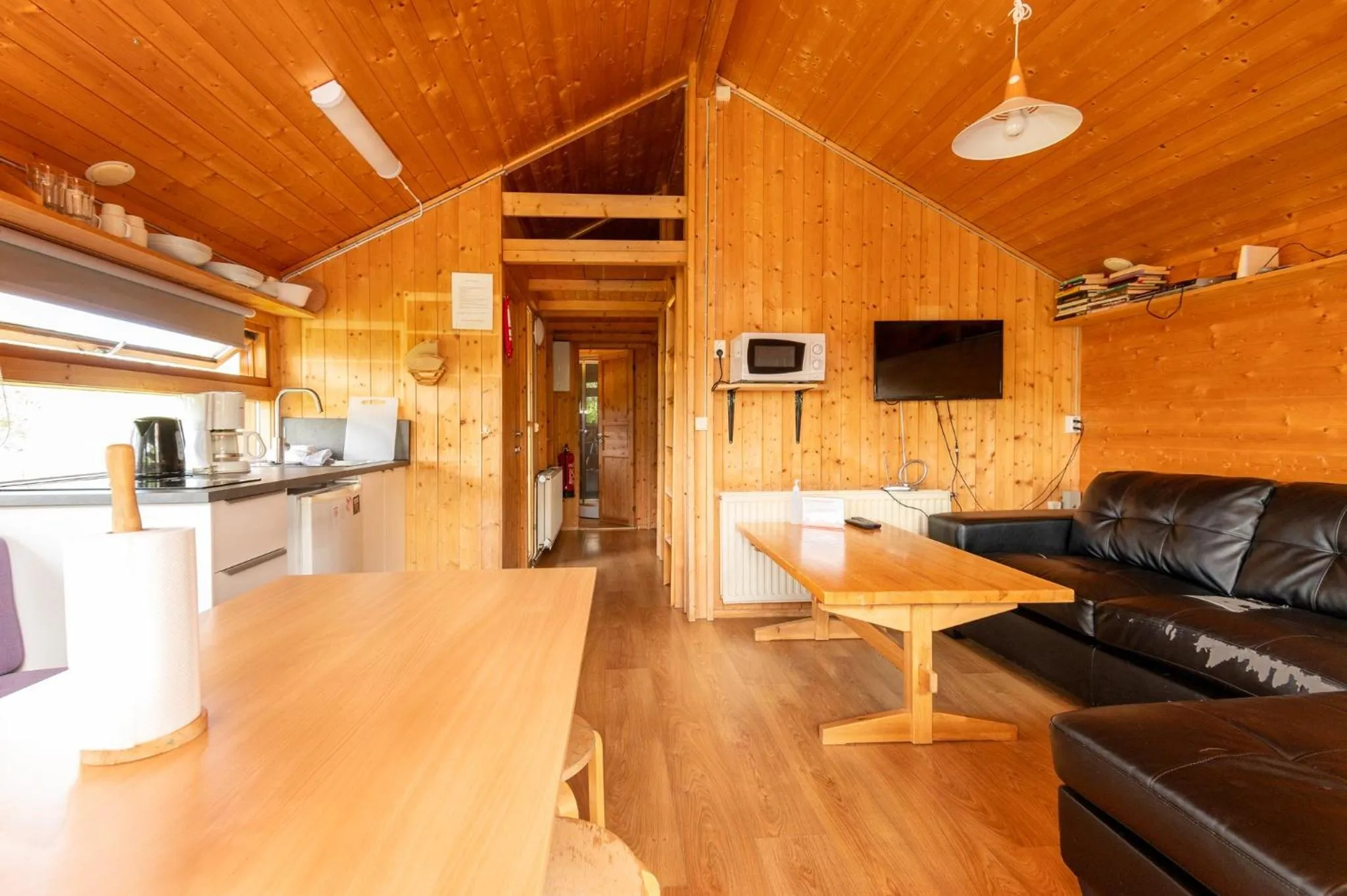 Living room in Gladheimar Cottages