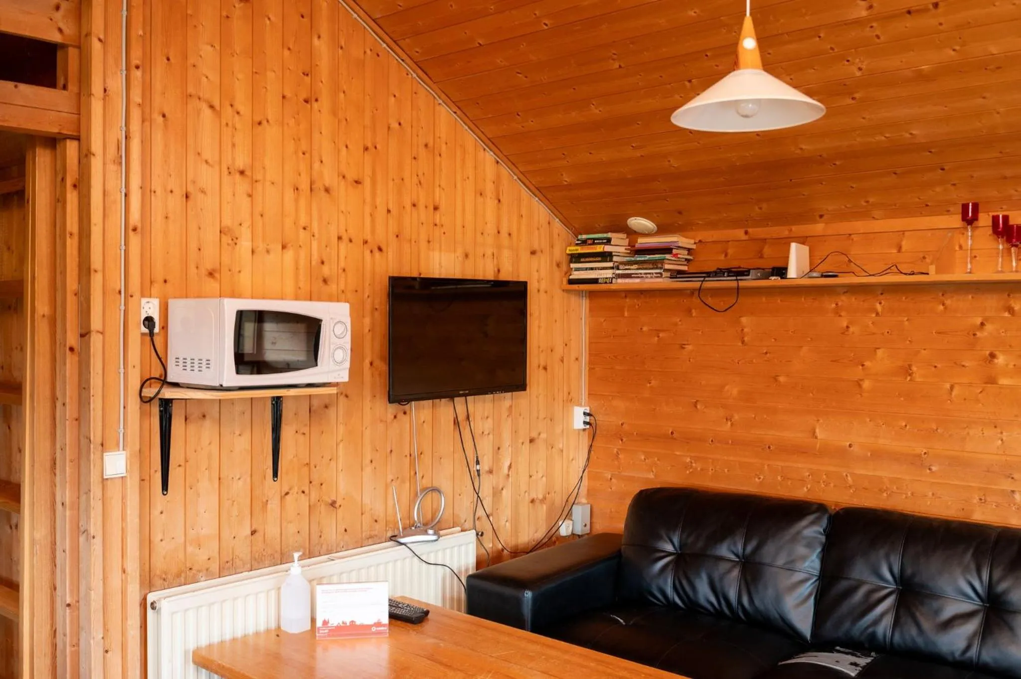Living room in Gladheimar Cottages