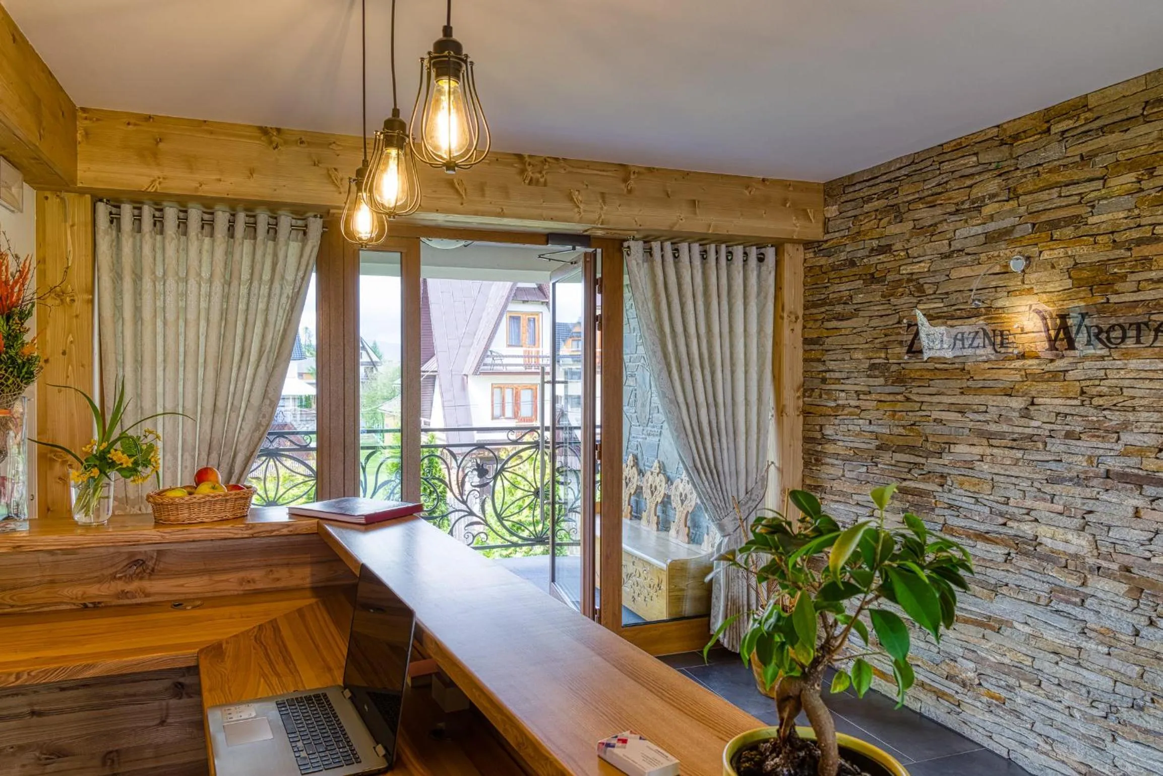 Lobby or reception in Żelazne Wrota