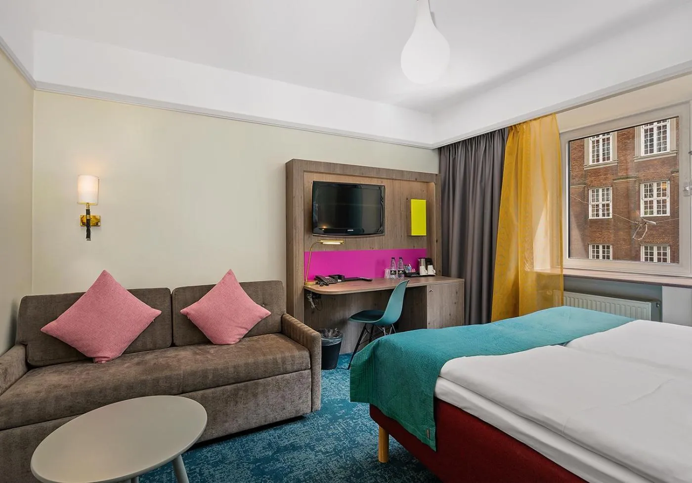 Bed in ProfilHotels Richmond