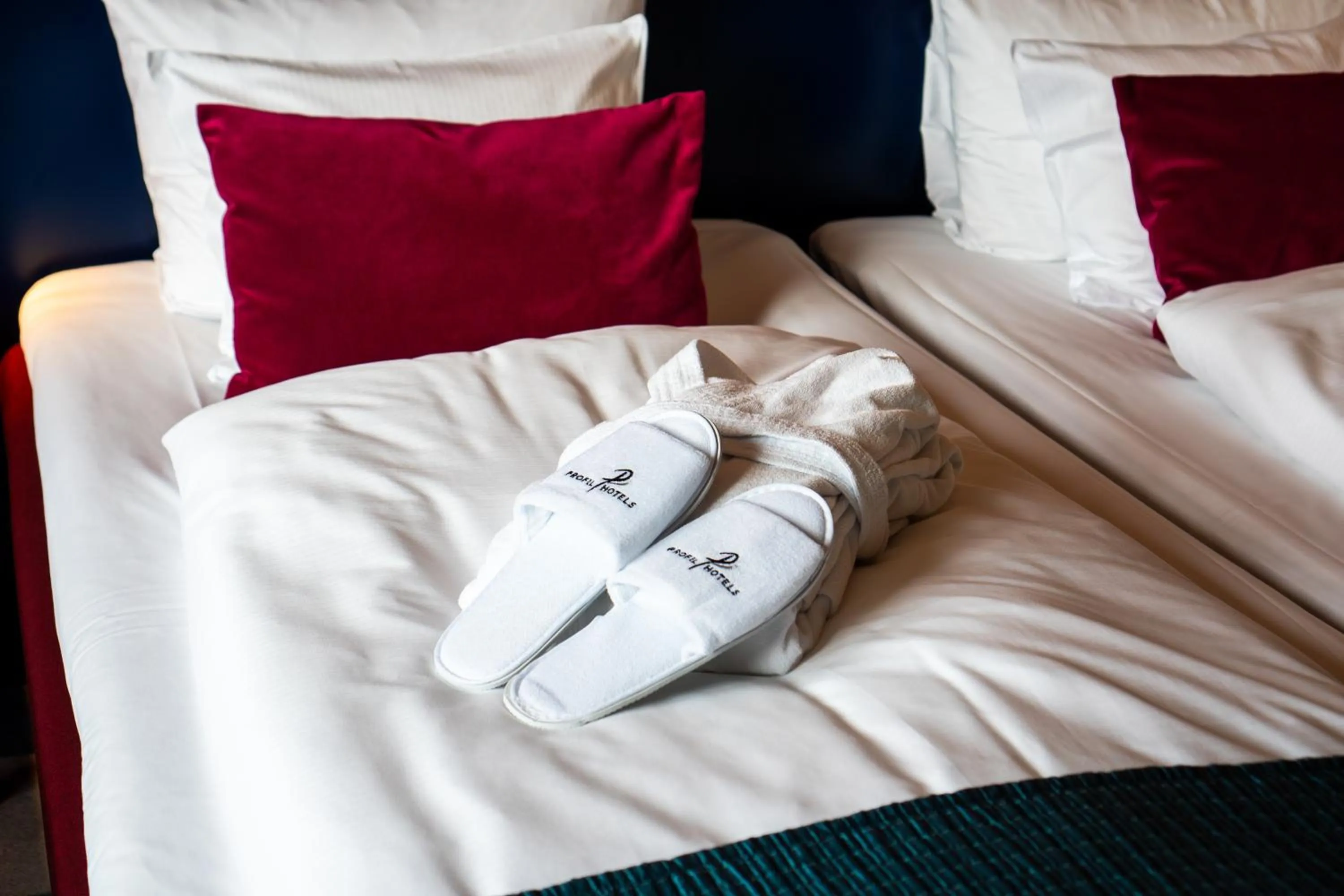 Bed in ProfilHotels Richmond