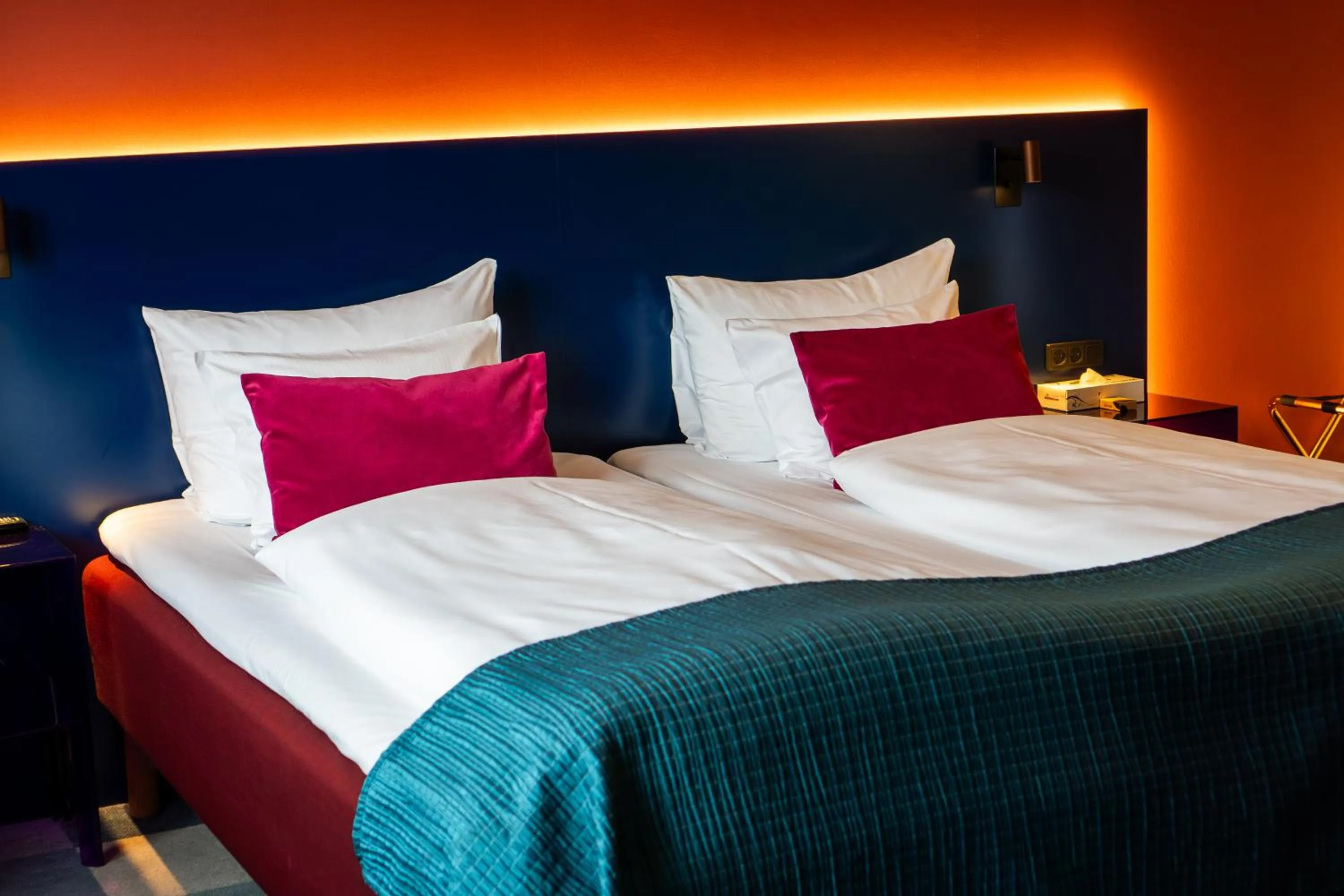 Bed in ProfilHotels Richmond