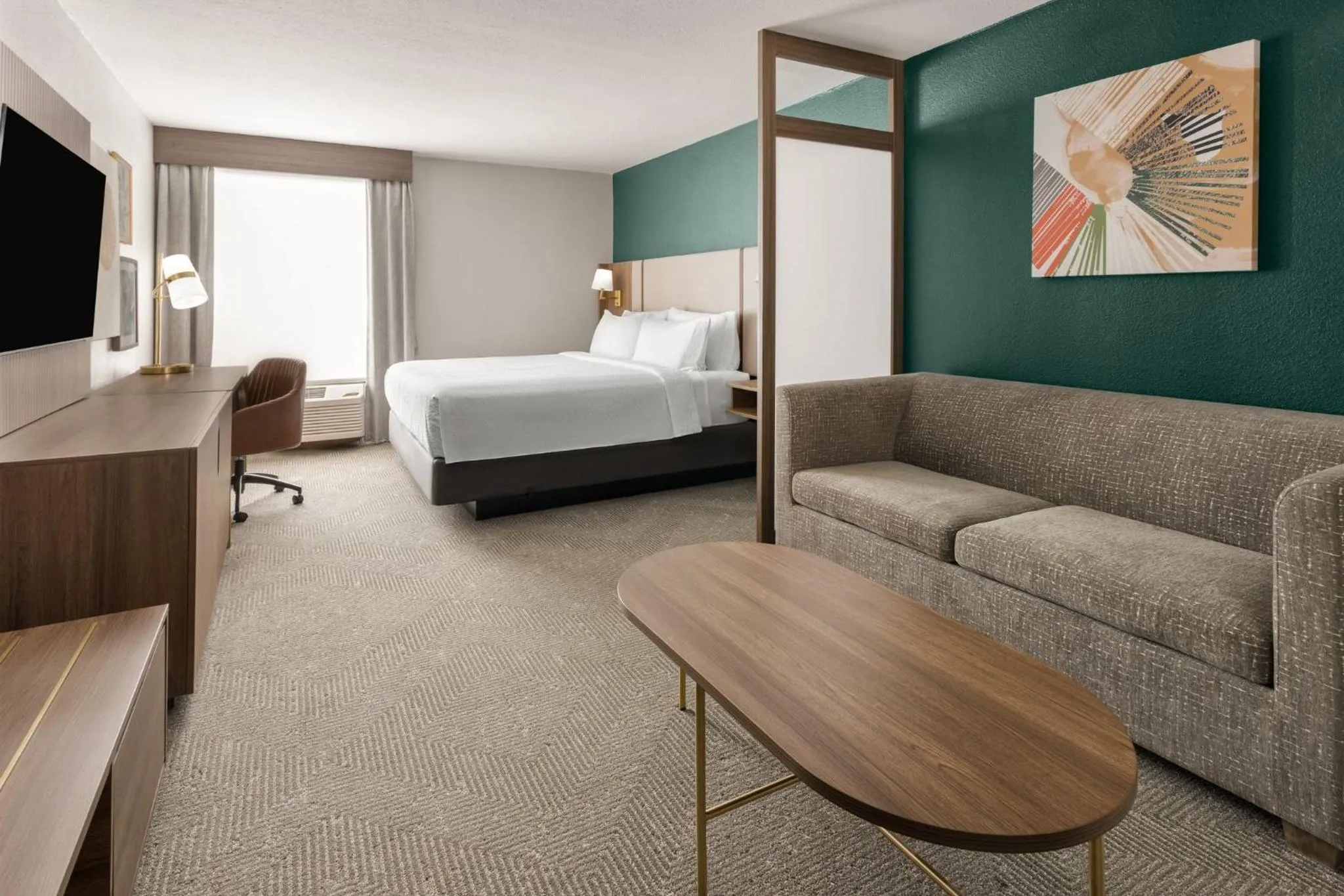 Photo of the whole room, Bed in Holiday Inn & Suites Columbia NE - Ft Jackson Area by IHG