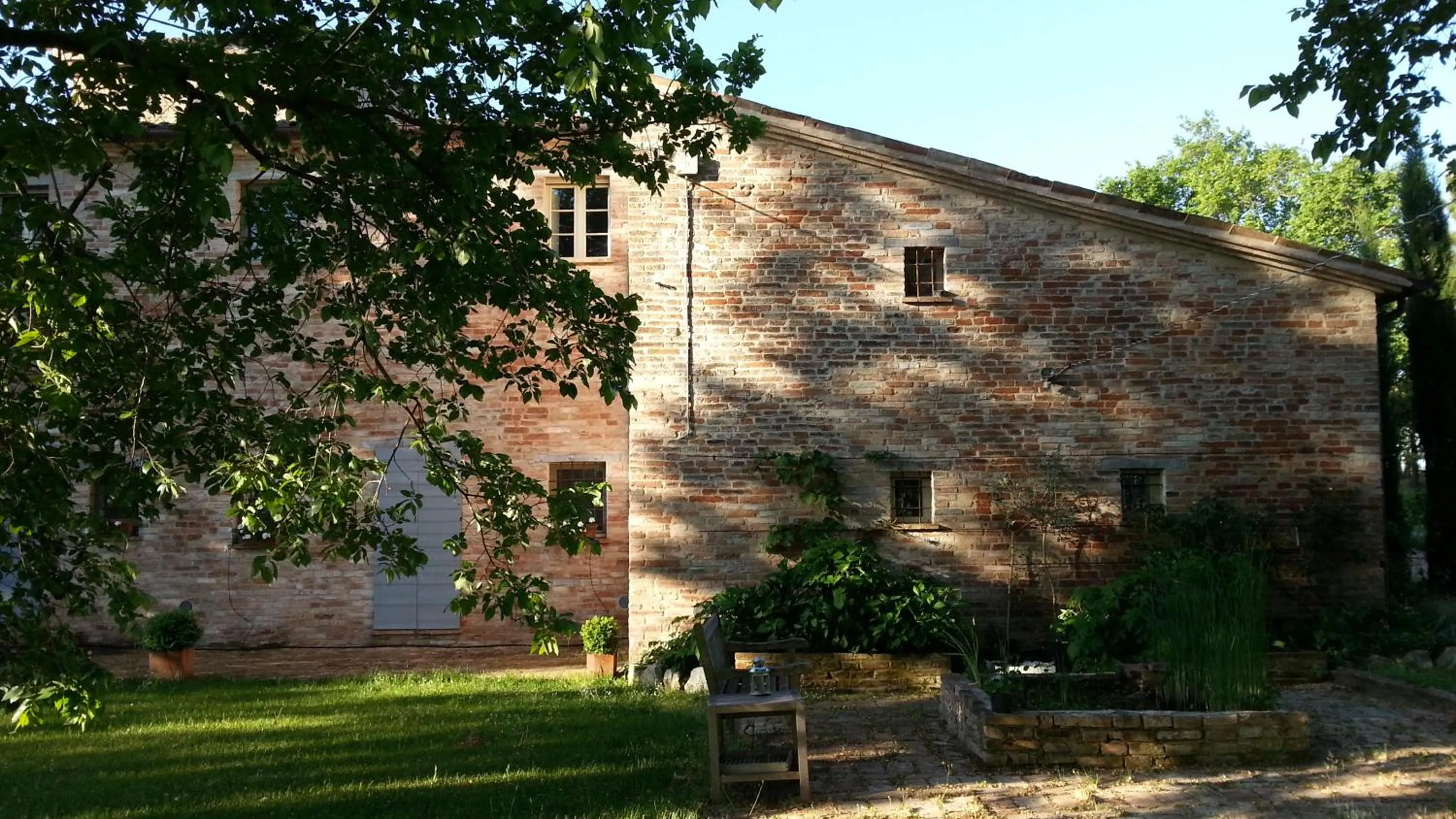 Garden view in Il Casale del Duca