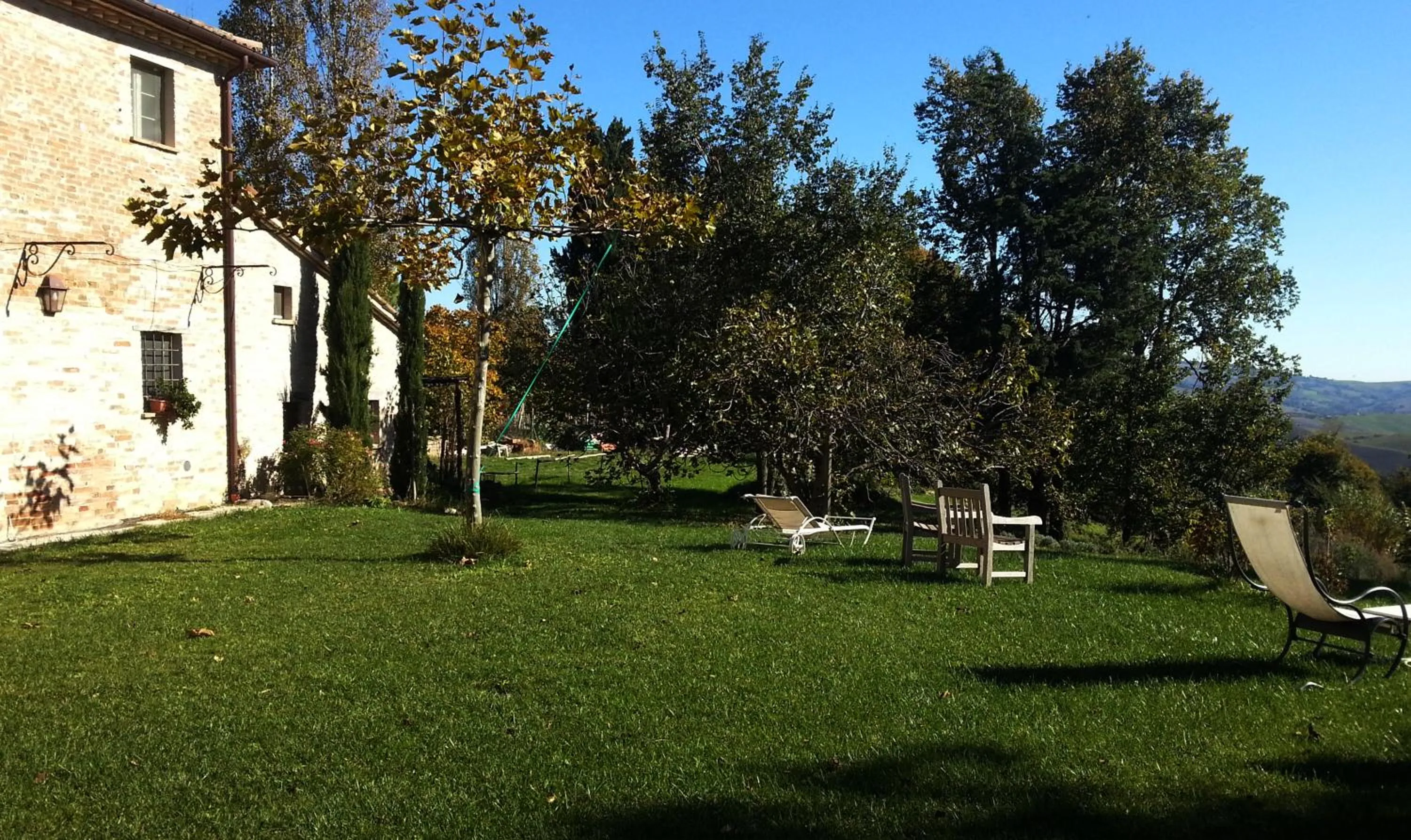 Garden view in Il Casale del Duca