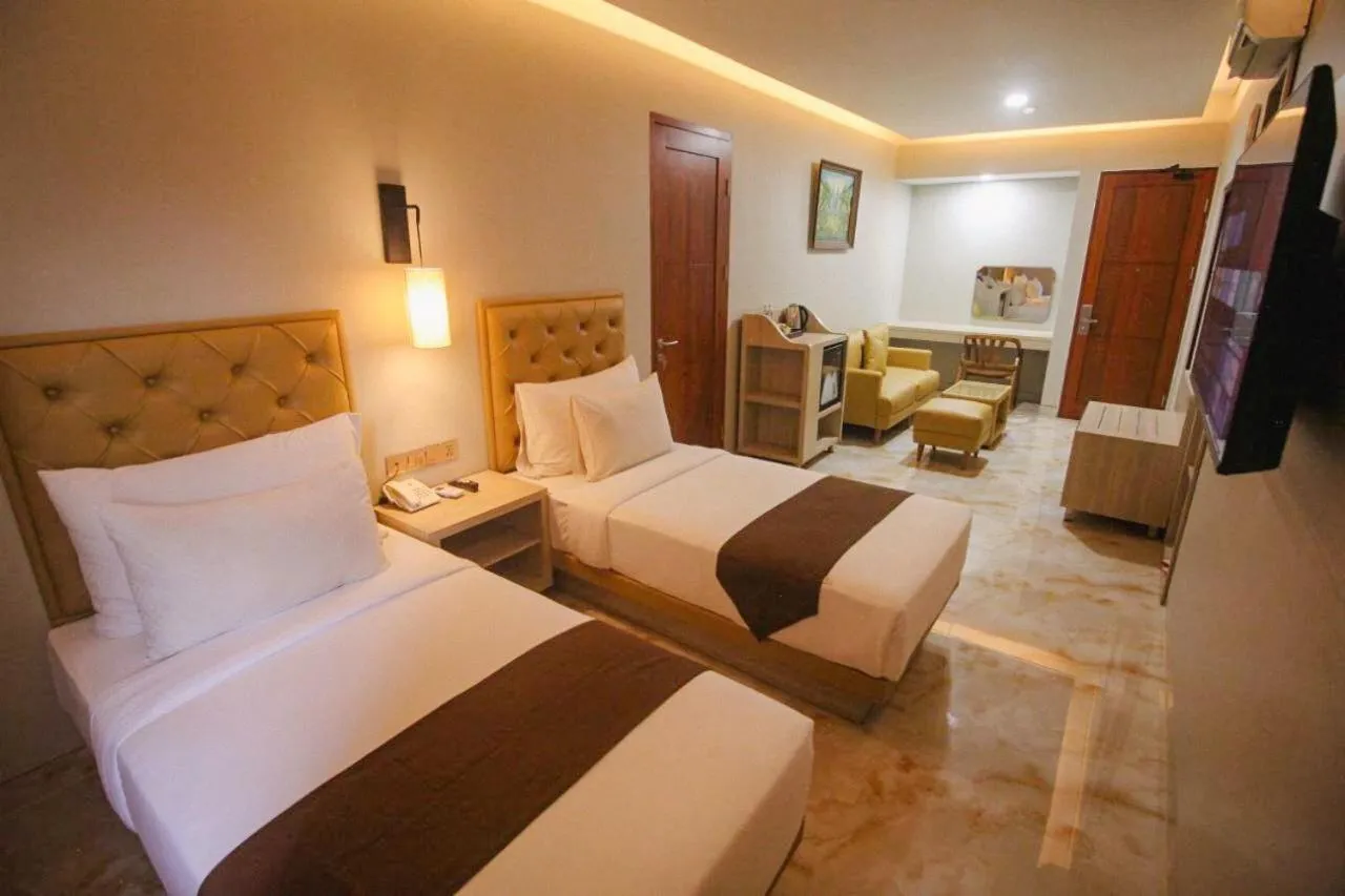 Bed in Kuta Majesty Hotel