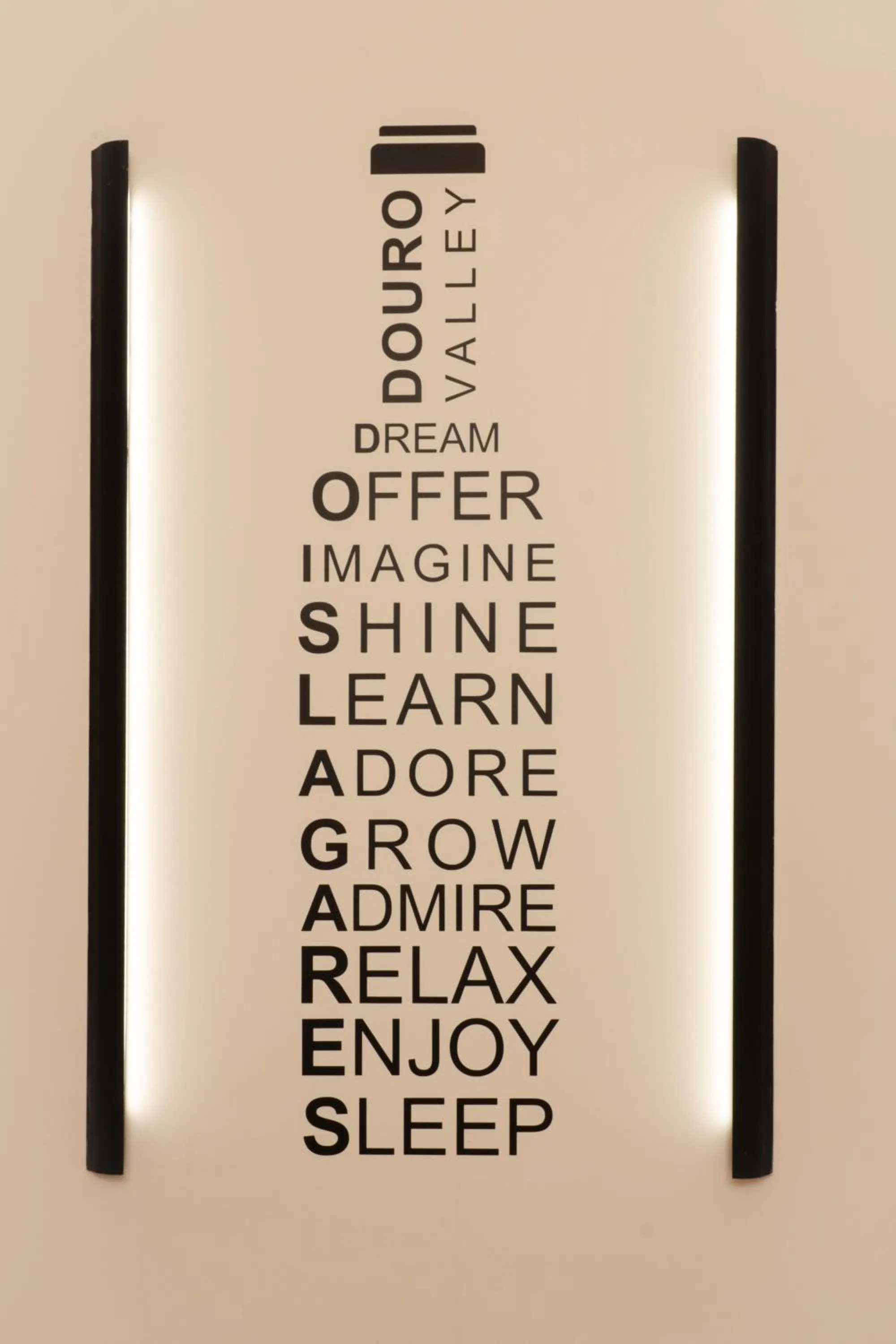 Decorative detail in Dois Lagares House