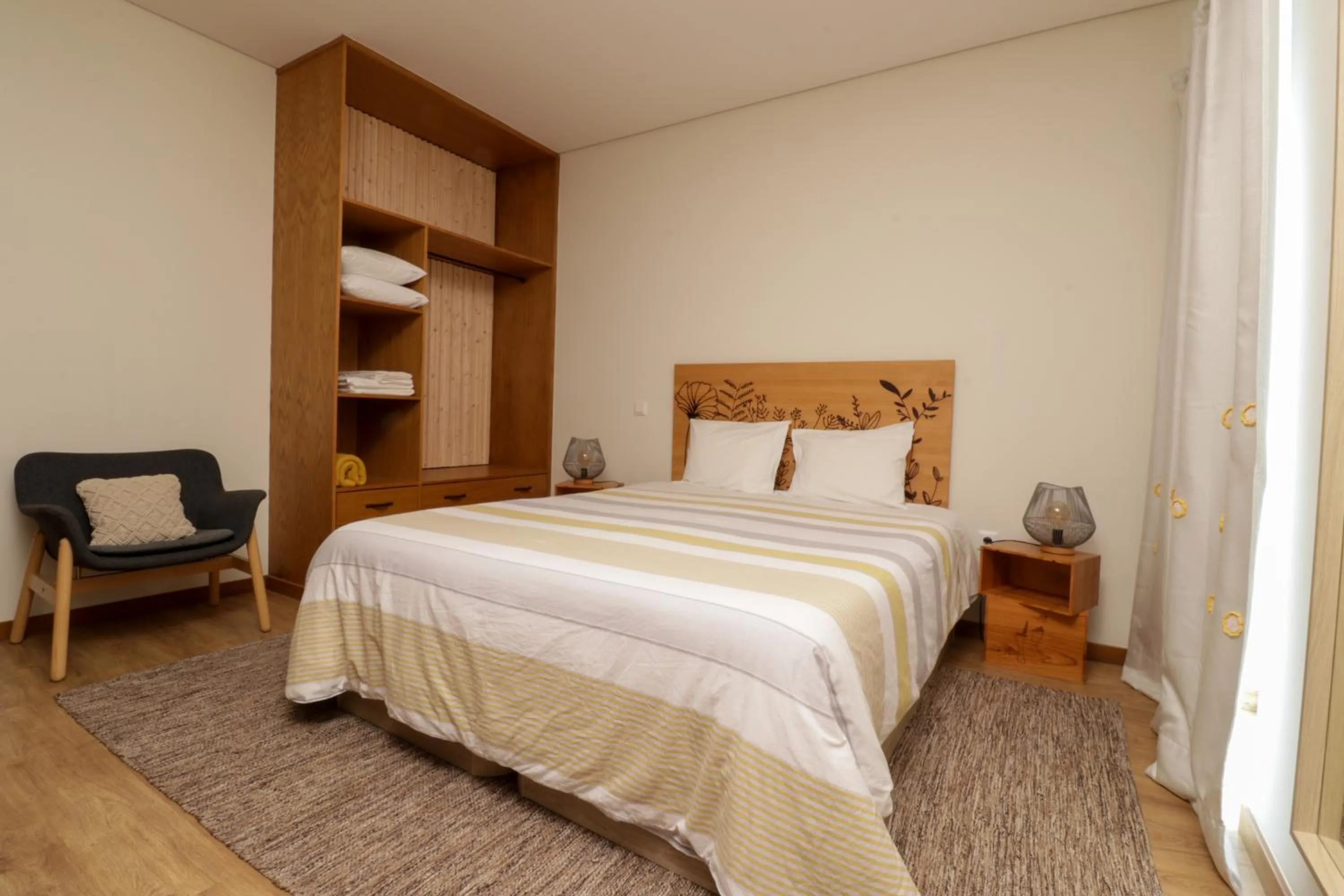 Bed in Dois Lagares House