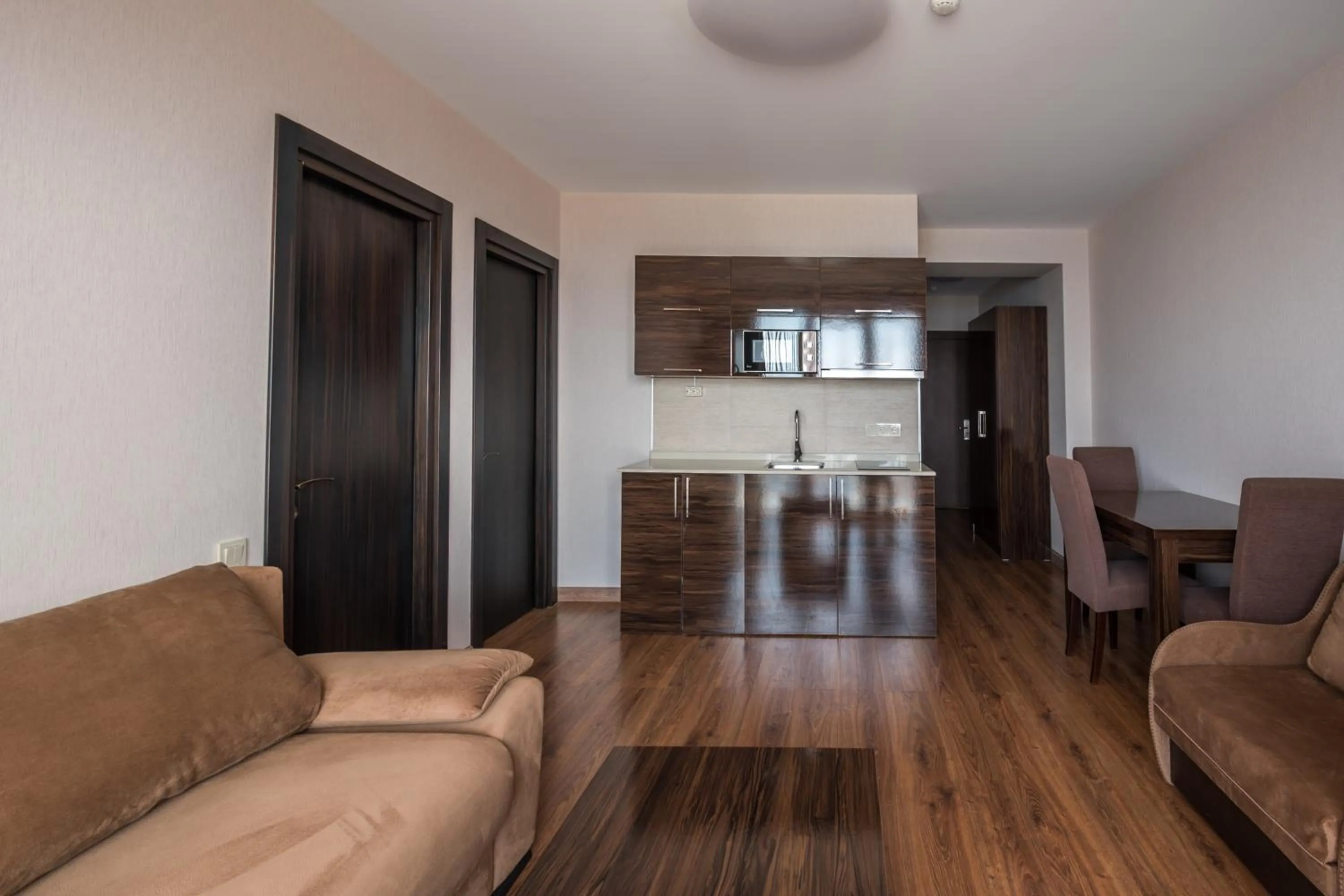 Kitchen or kitchenette in Orbi Beach Tower Hotel Official