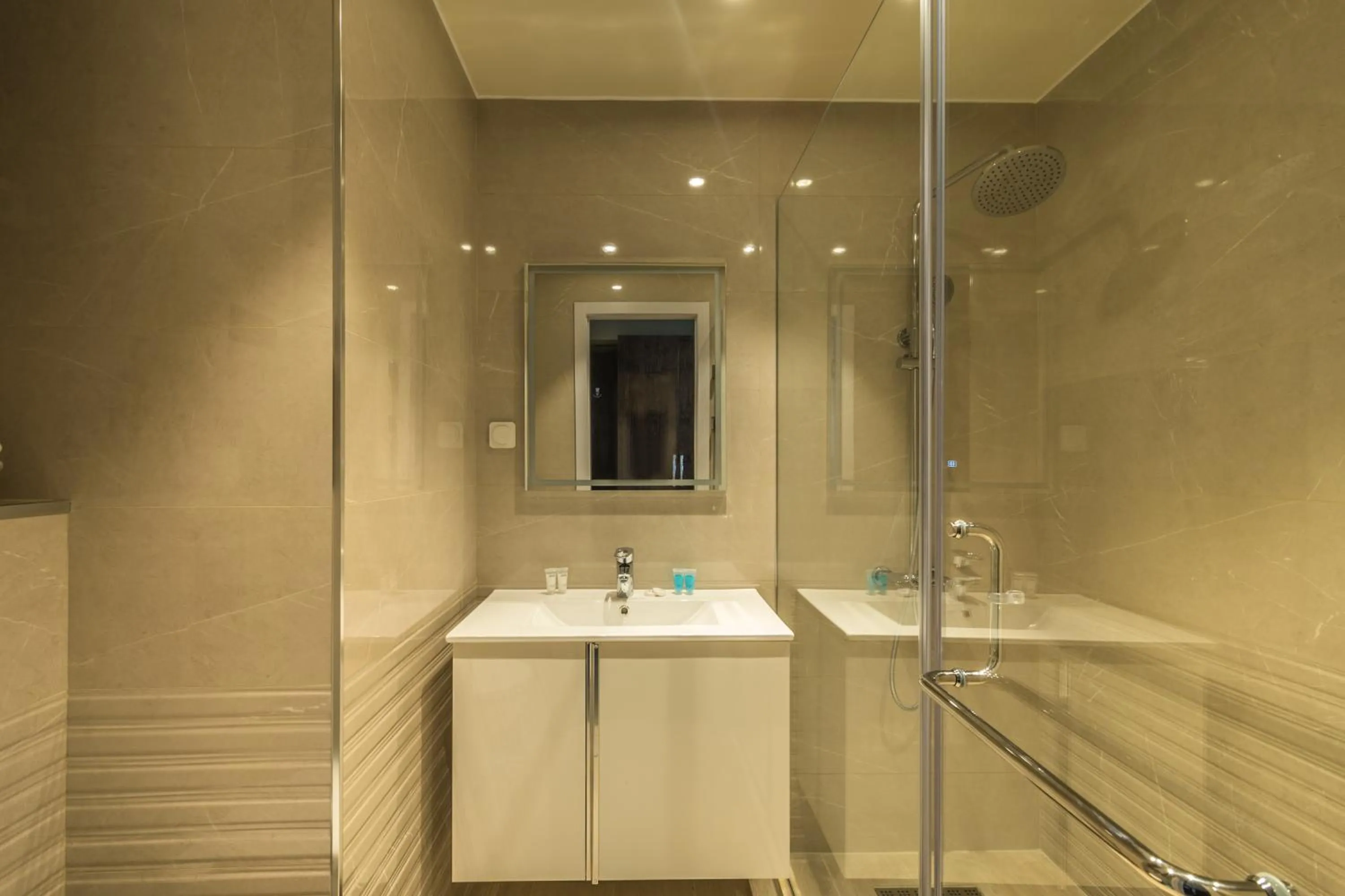 Bathroom in Orbi Beach Tower Hotel Official