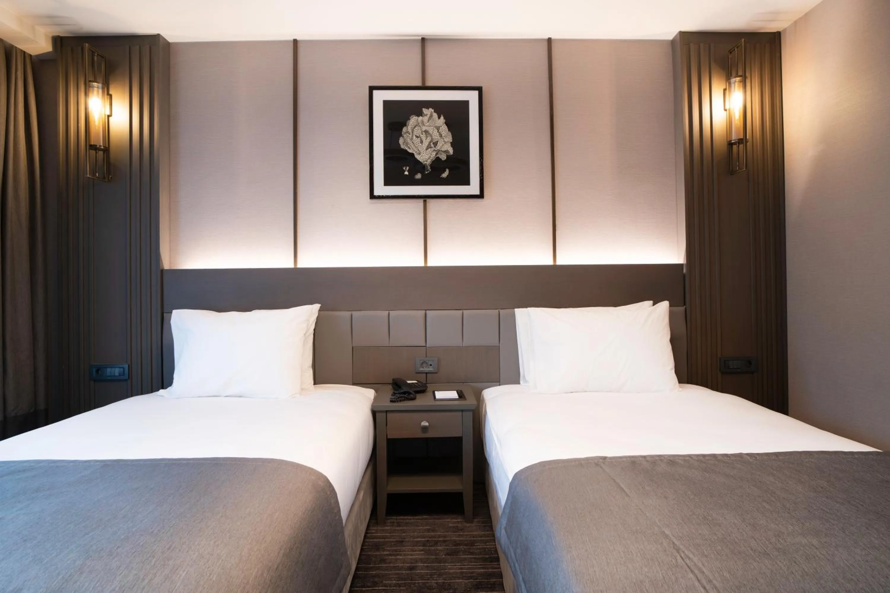 Bed in Arts Hotel Taksim
