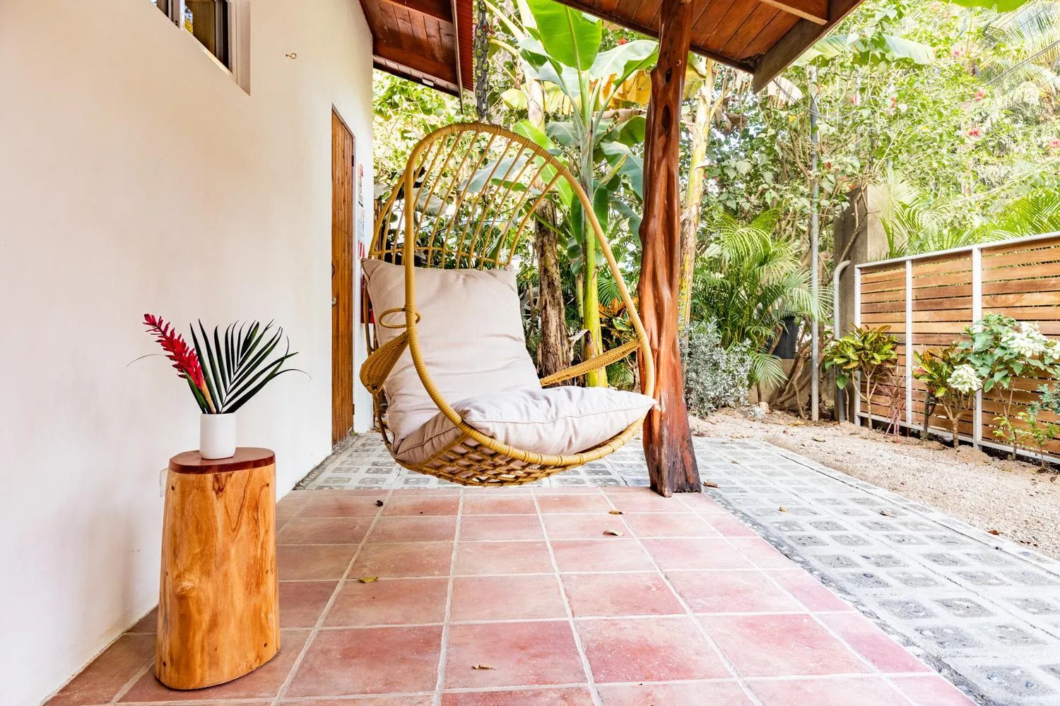 Patio in Living Hotel