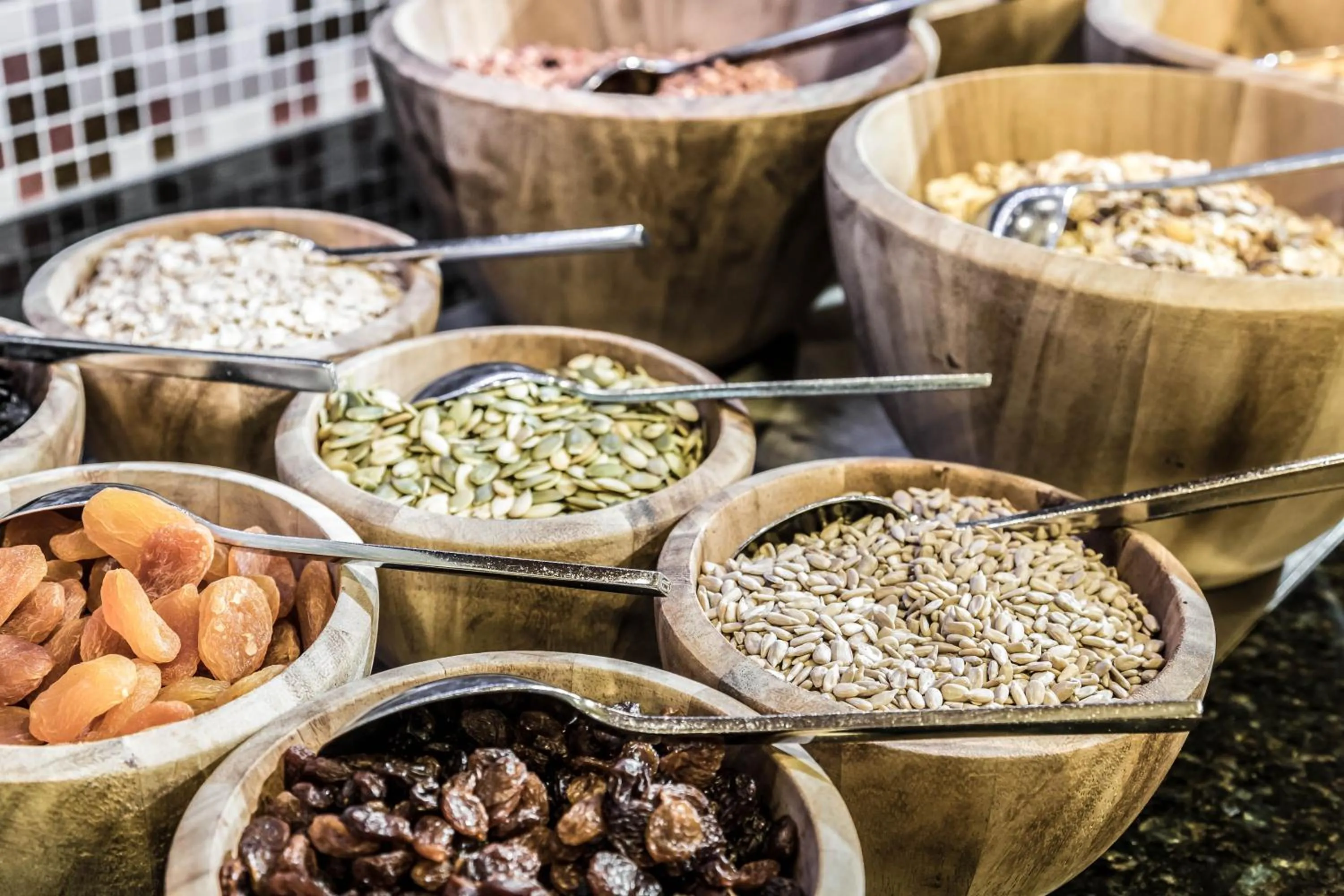 Buffet breakfast in Seehotel Fleesensee