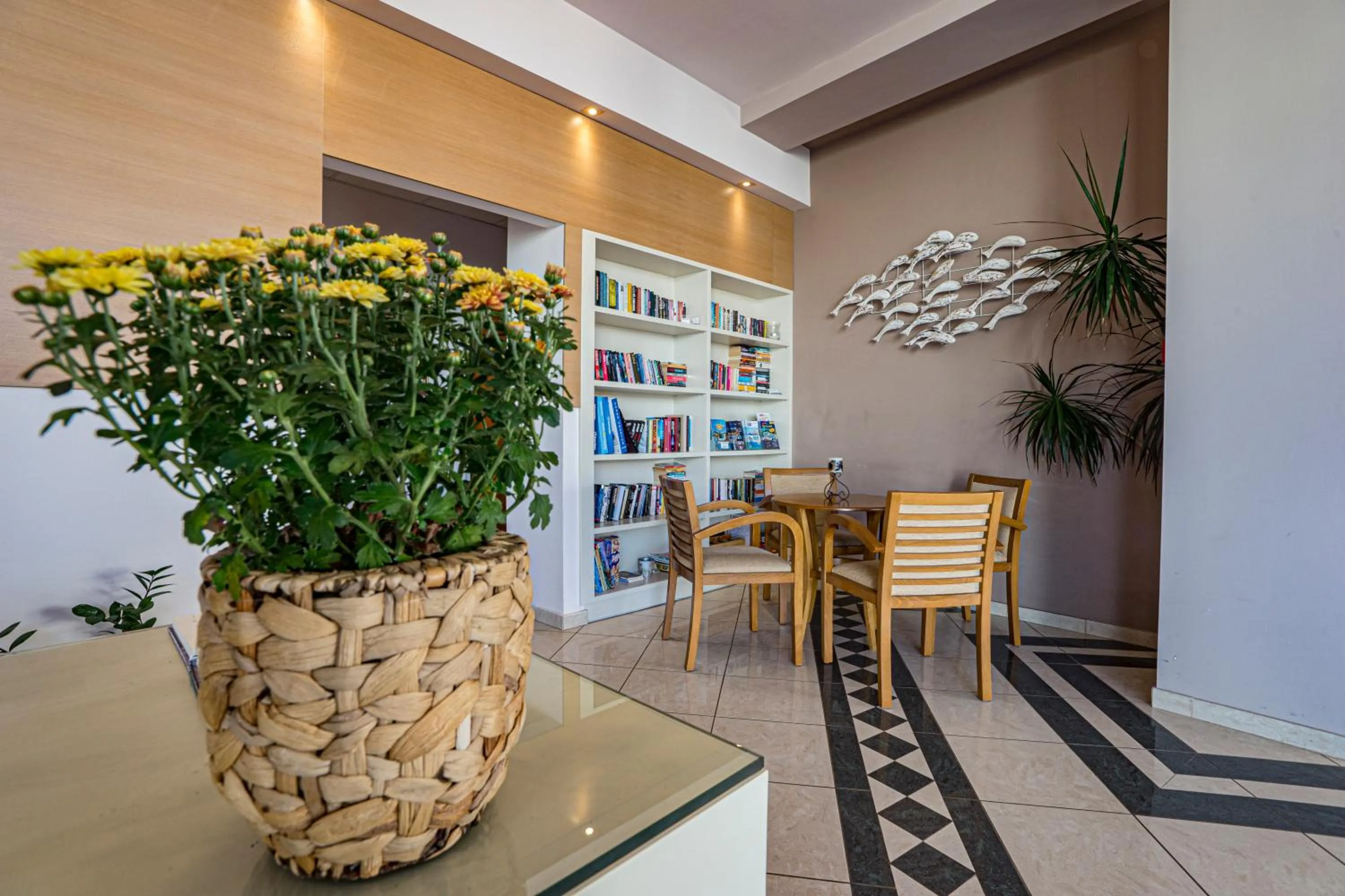 Library in Helios Apartments