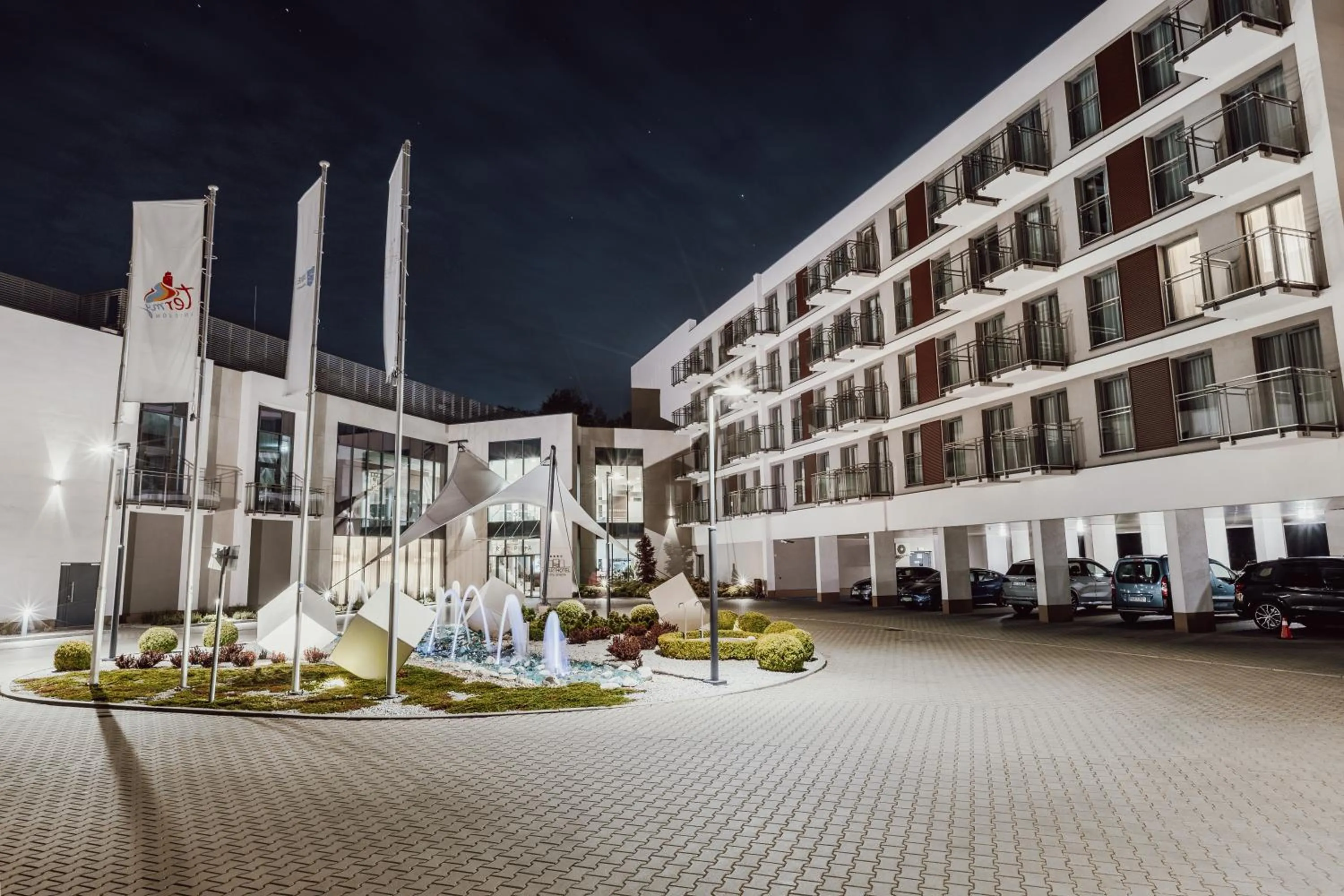 Property building in Aparthotel Termy Uniejów