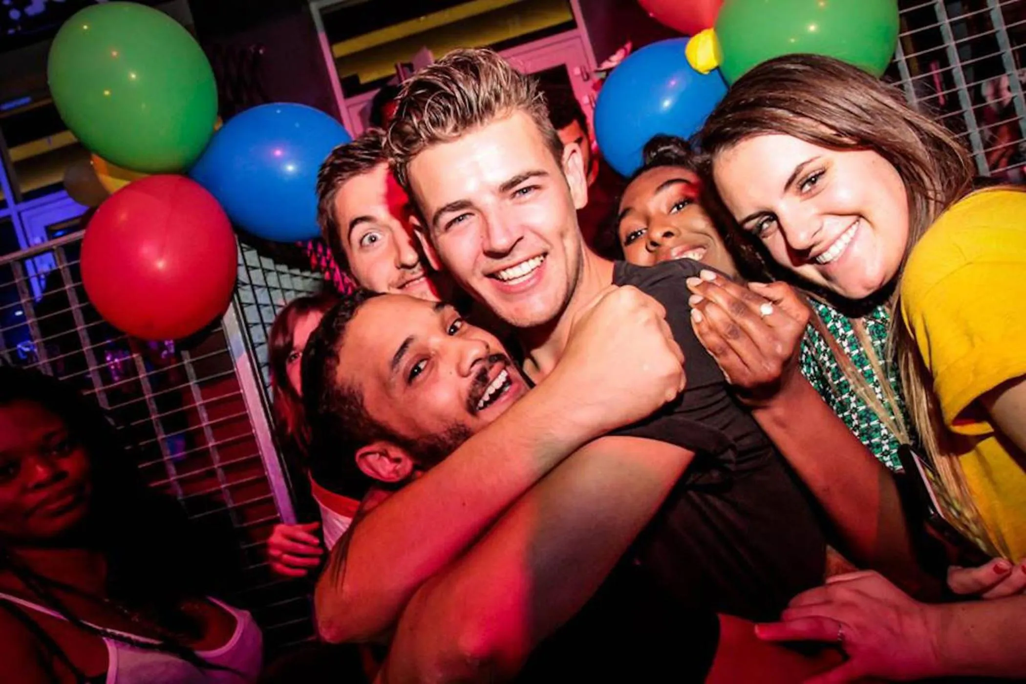 group of guests in St Christopher's Inn Paris - Gare du Nord