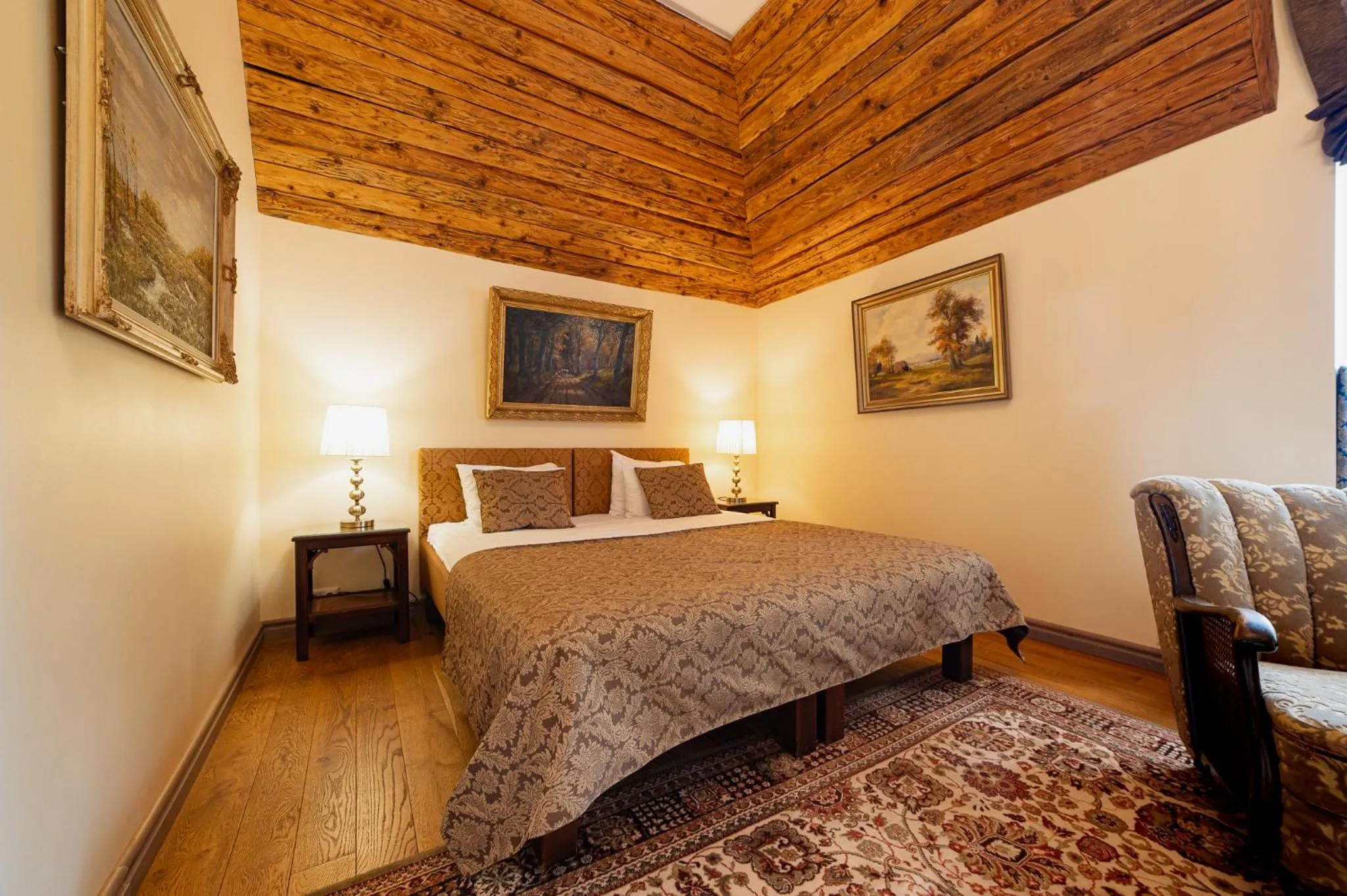 Bed in Boutique Hotel Virkas muiža