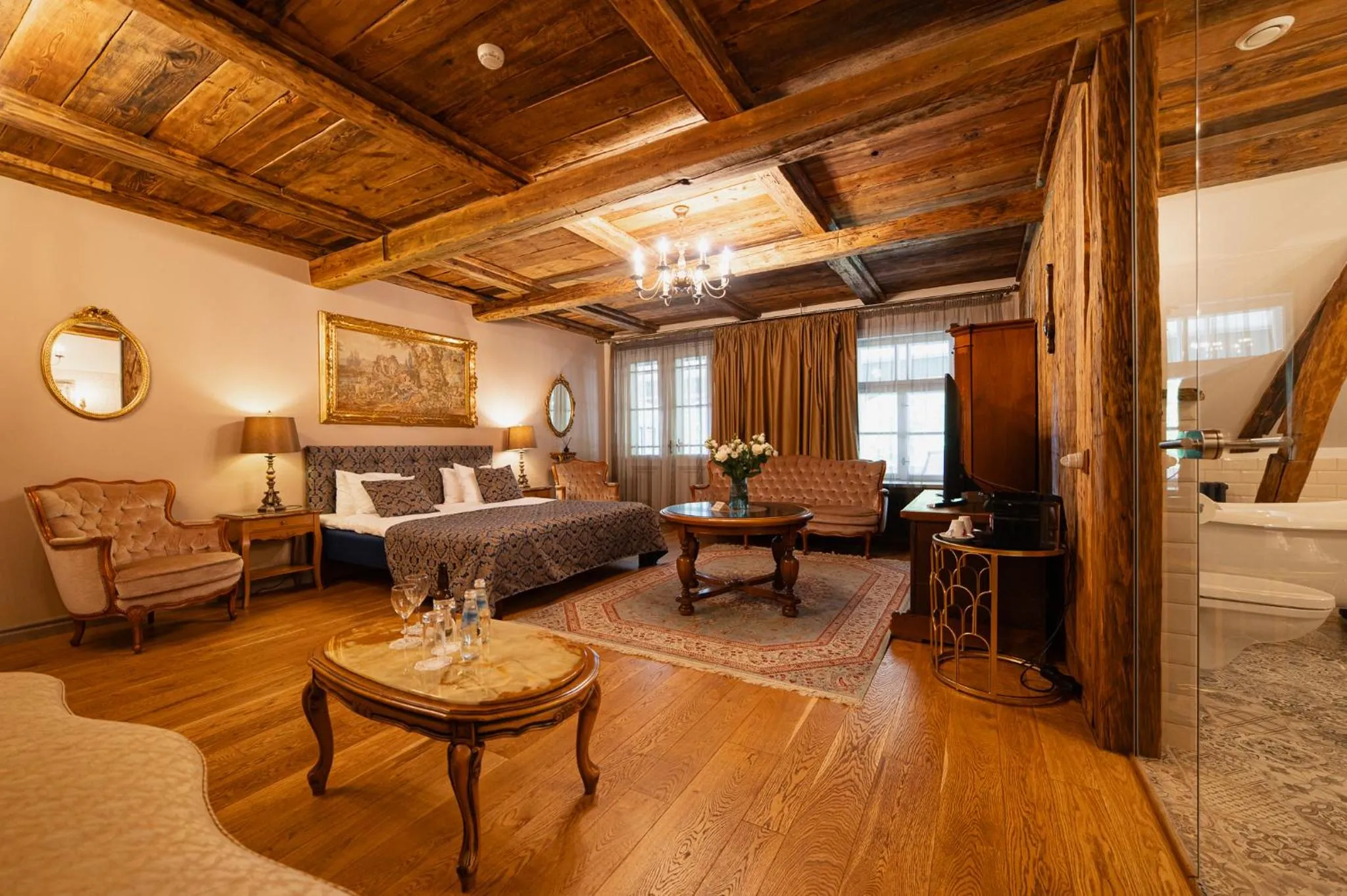 Bed in Boutique Hotel Virkas muiža