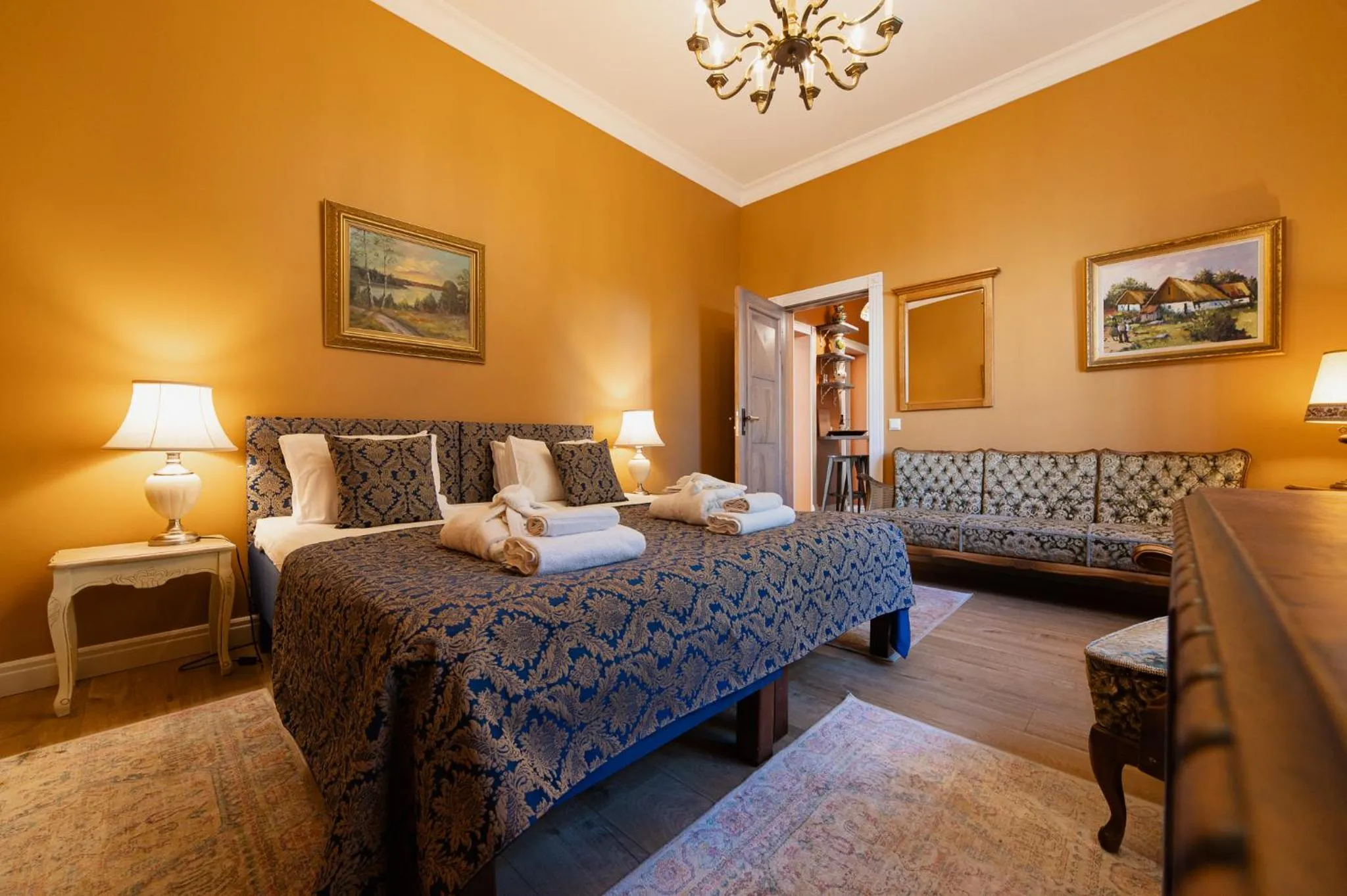 Bed in Boutique Hotel Virkas muiža