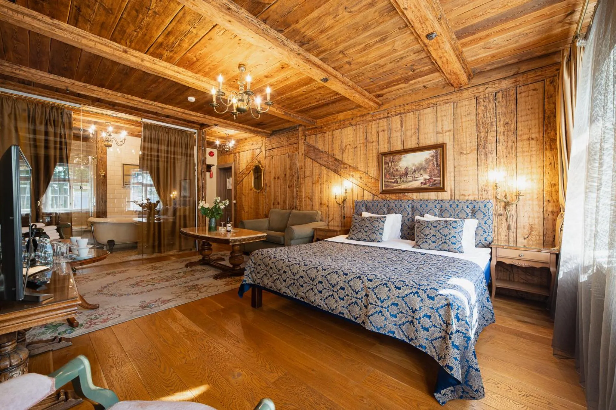 Bed in Boutique Hotel Virkas muiža