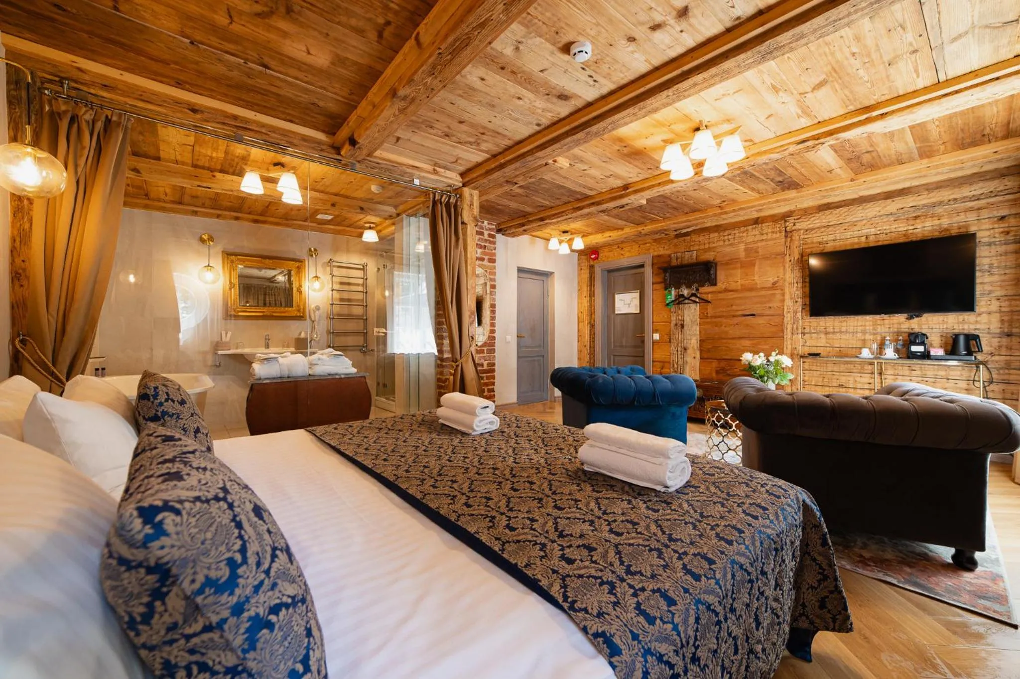 Bed in Boutique Hotel Virkas muiža