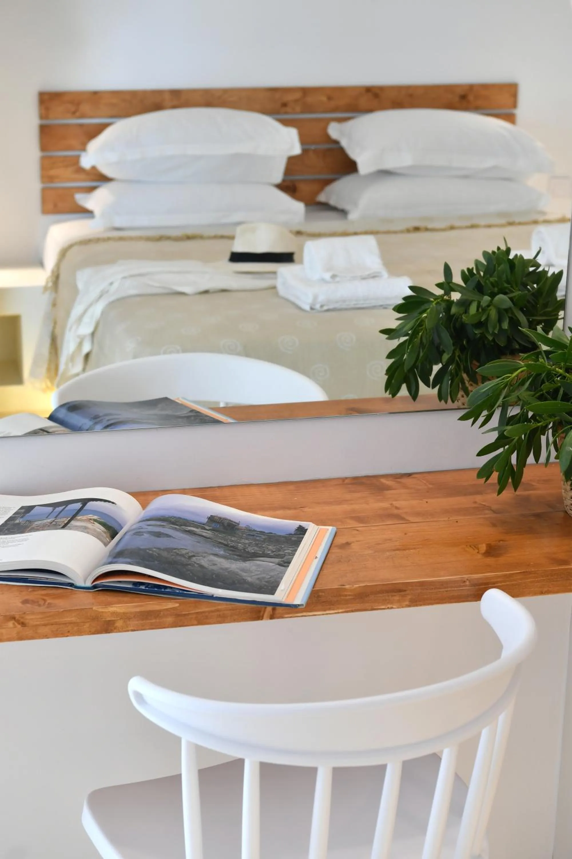 Bed in Ammos Luxury Rooms & Home