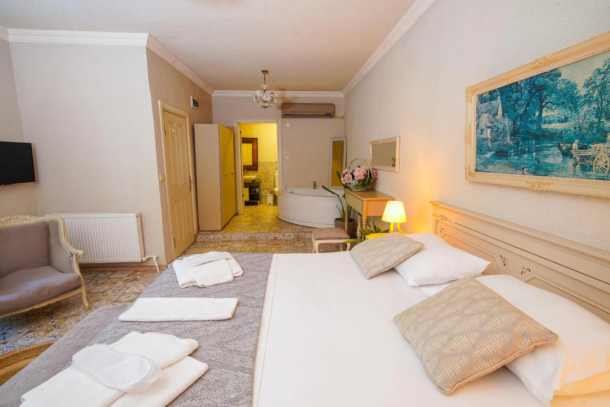 Bed in Ağva Acquaverde Otel