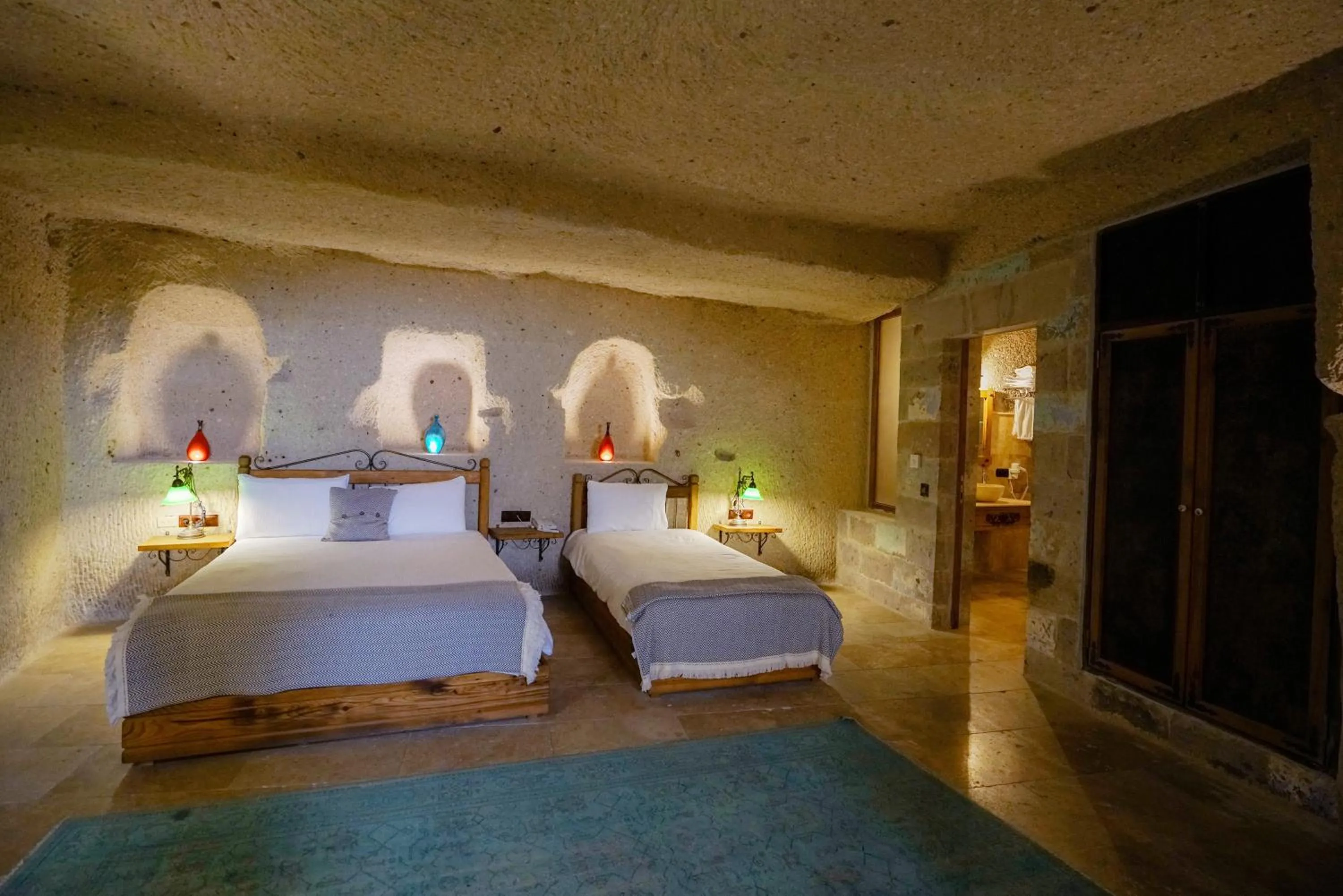 Bedroom, Bed in Design Cave Hotel