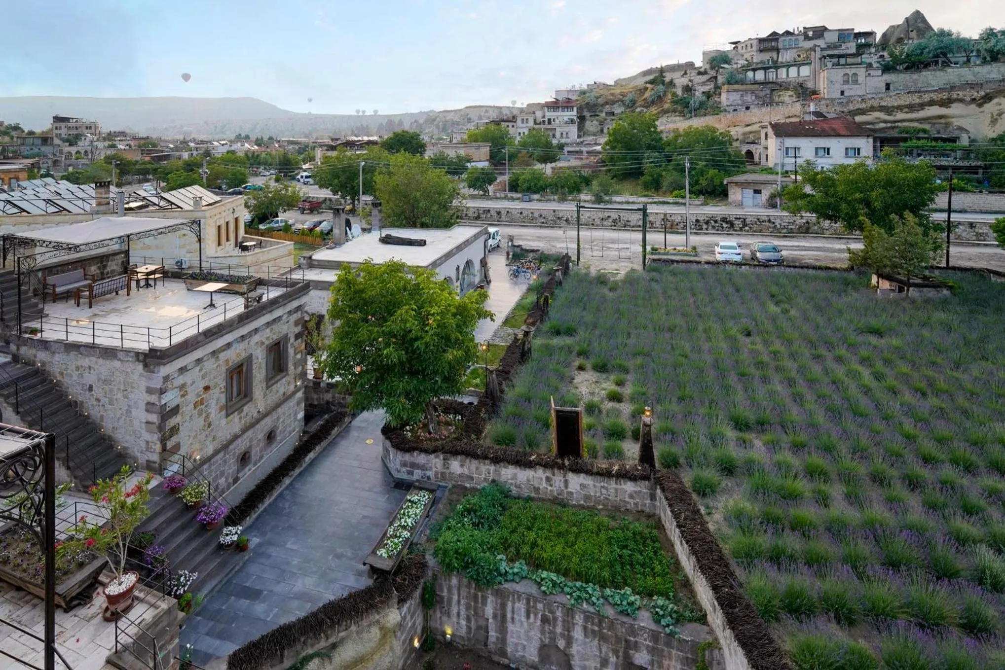 Bird's eye view in Design Cave Hotel