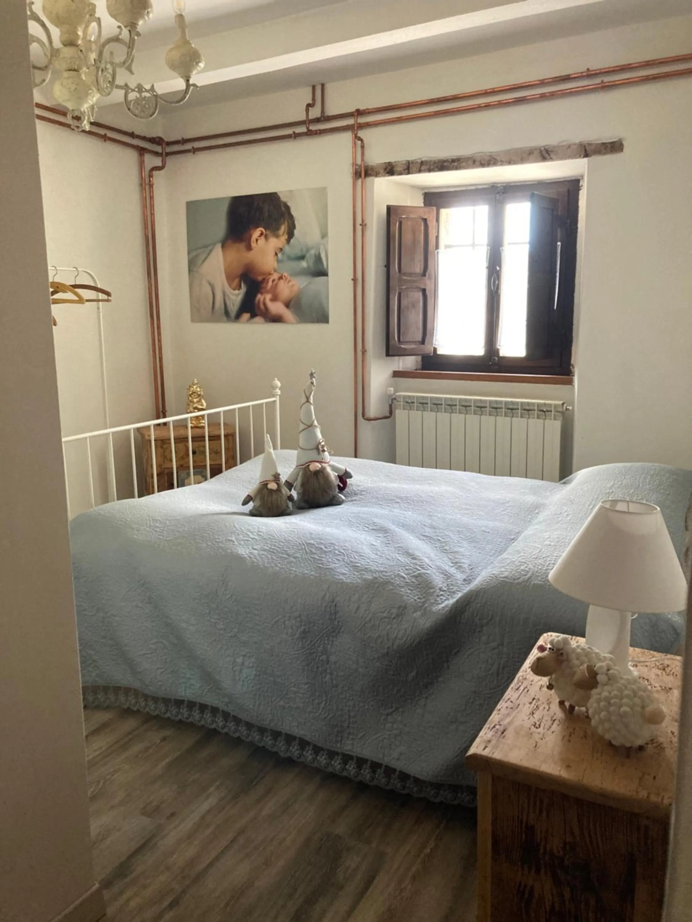 Bed in La pecora e l agnello