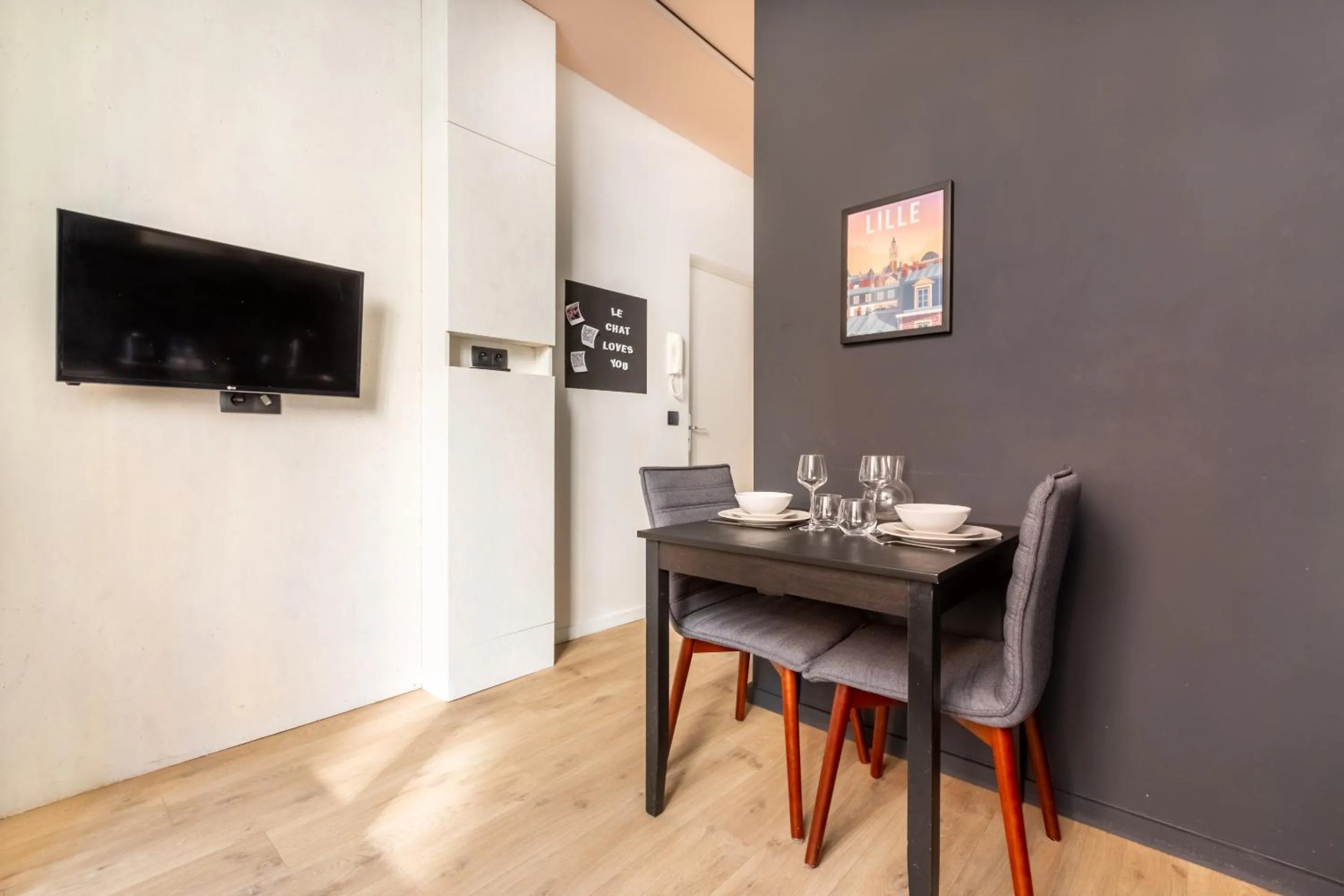 Living room in Le Chat Qui Dort - Vieux Lille II