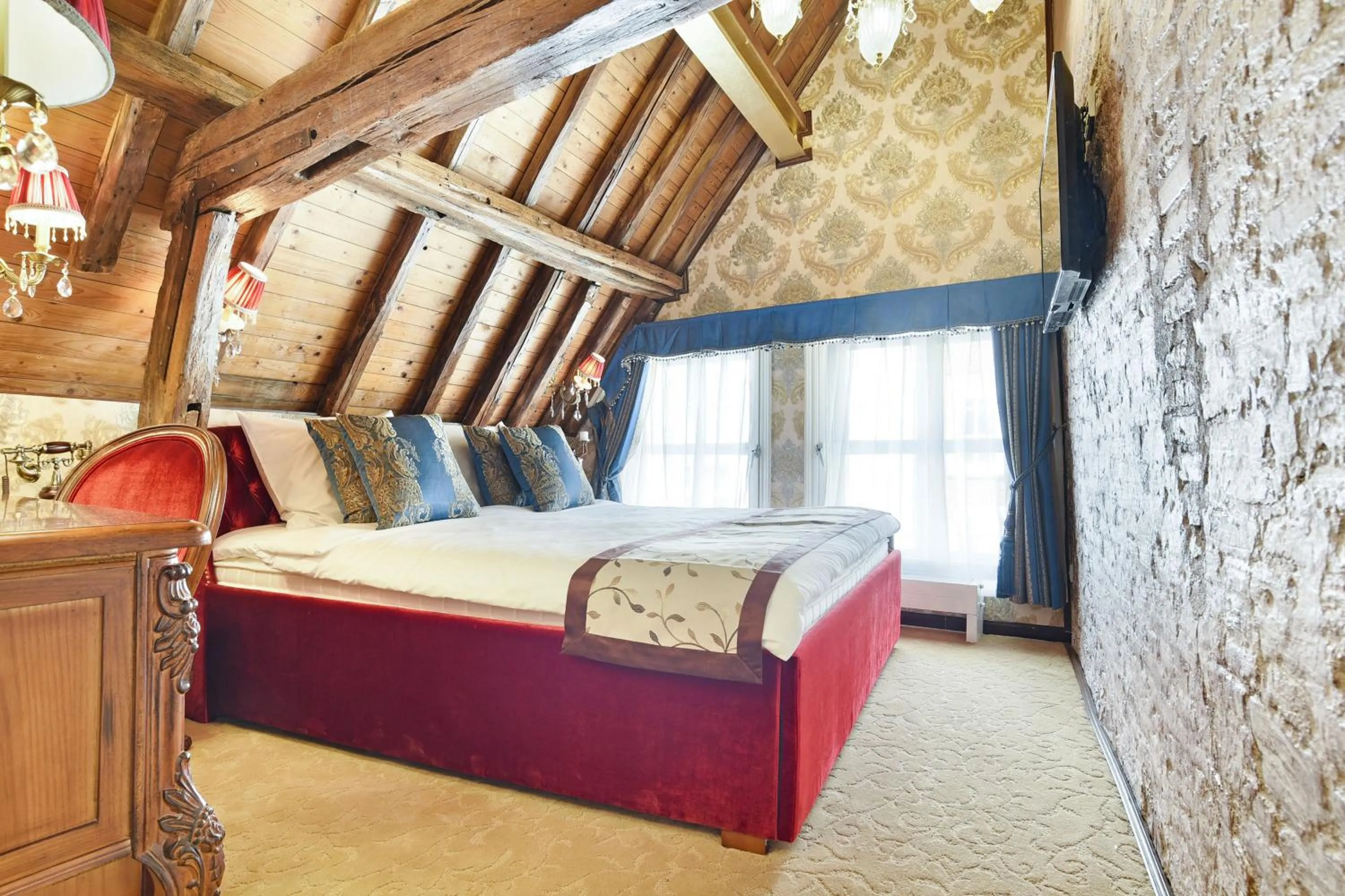 Bedroom, Bed in Hotel The Stamp