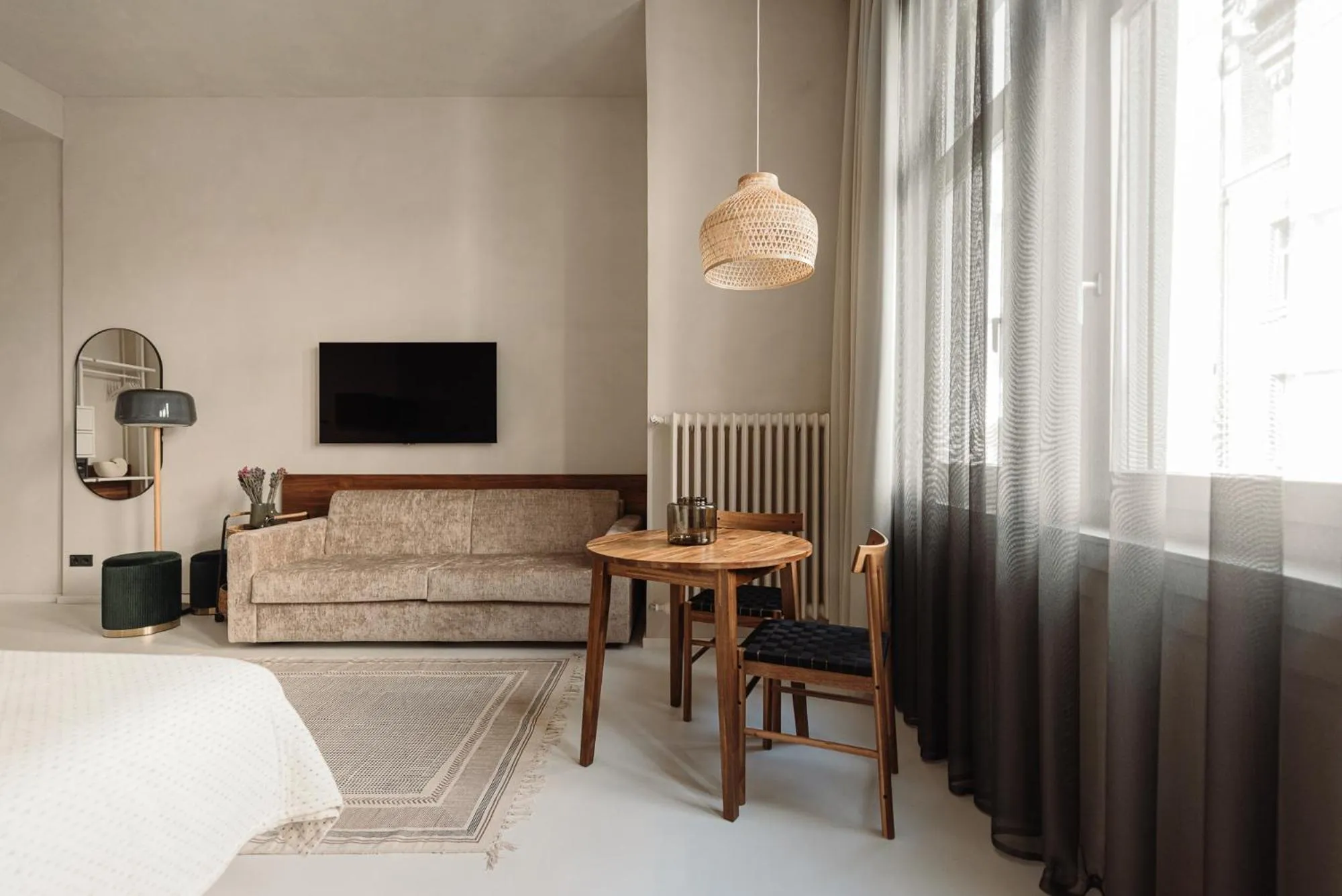 Living room, Bed in TG Hotel Apartments Budapest