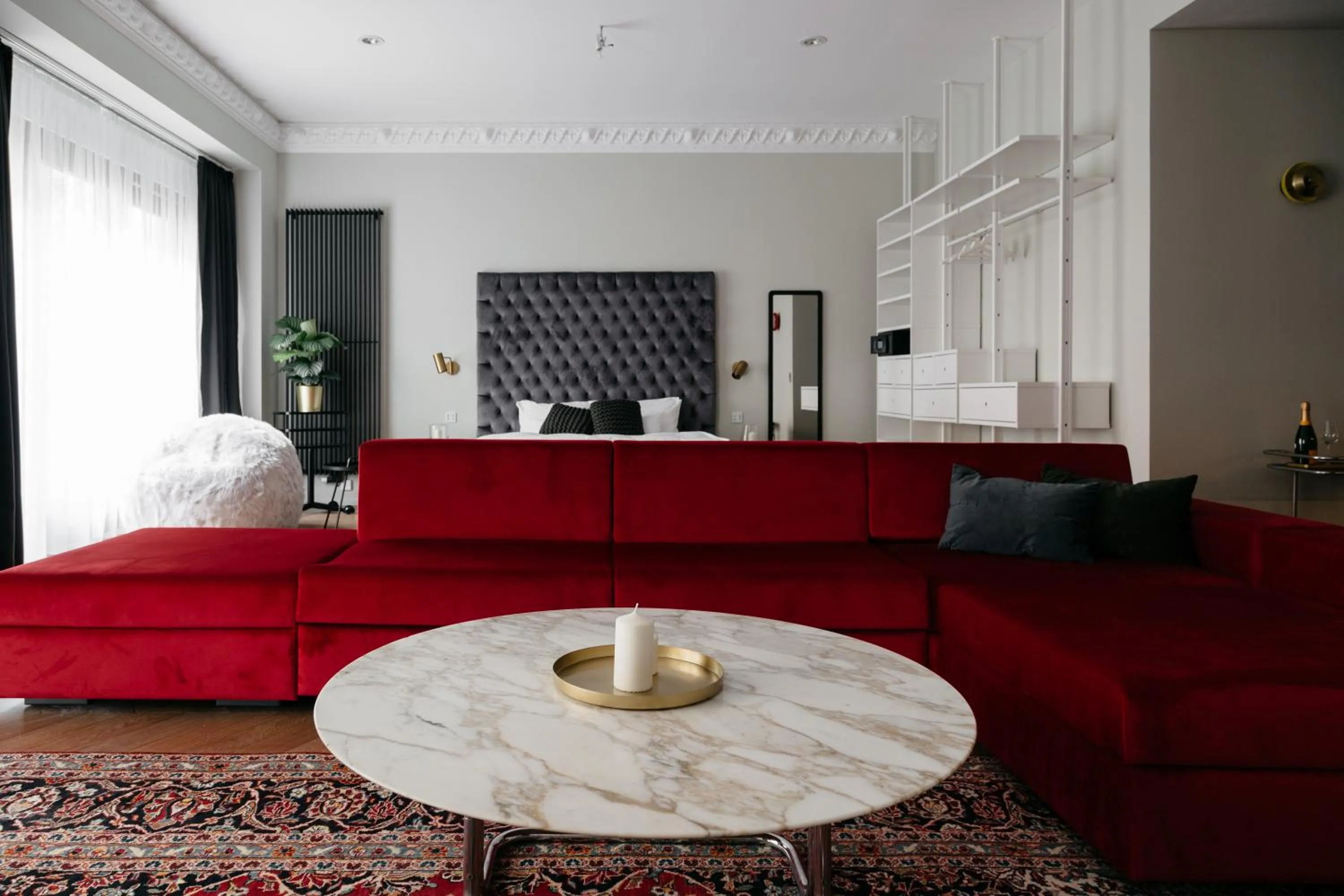 Living room in TG Hotel Apartments Budapest