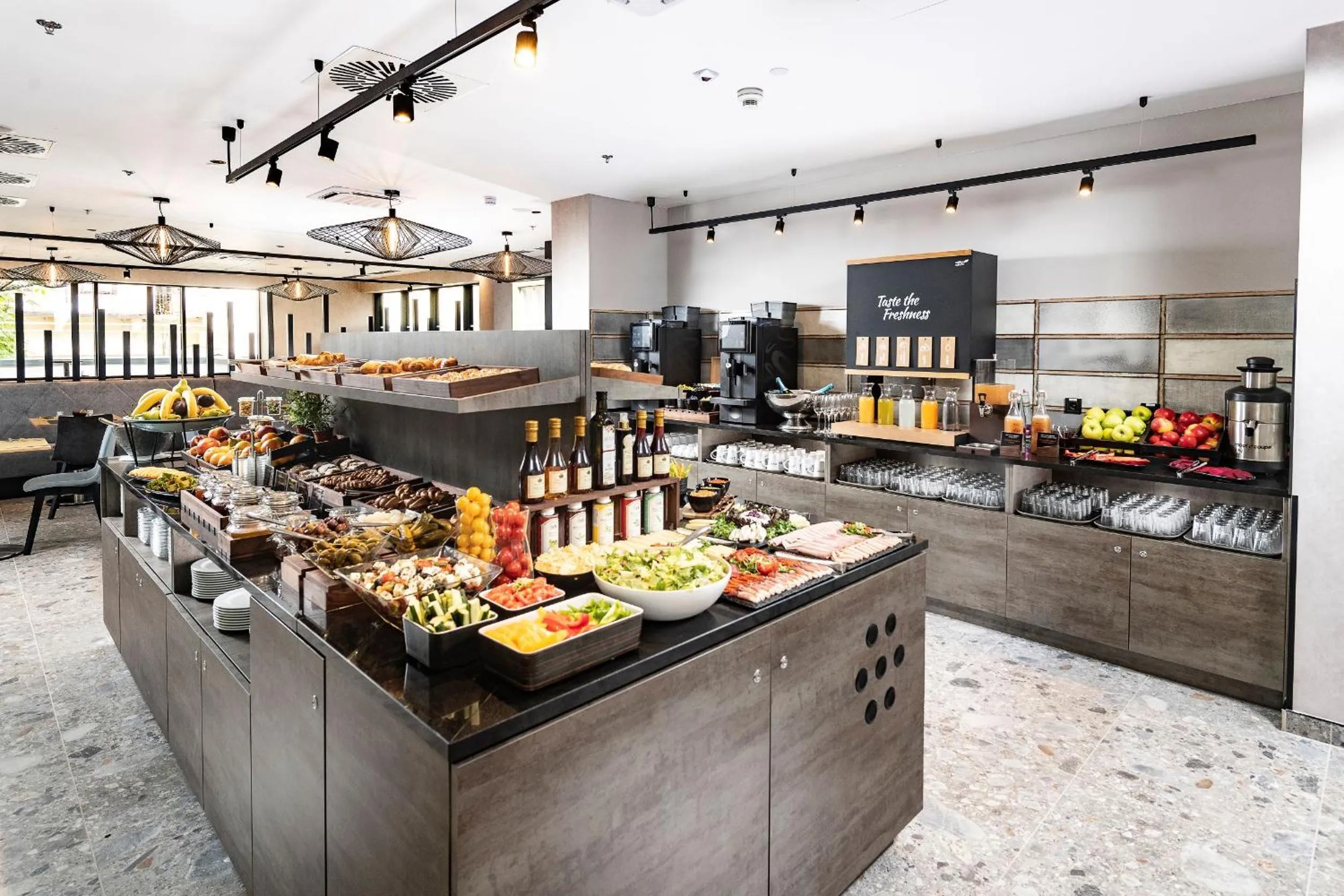 Buffet breakfast in TG Hotel Apartments Budapest