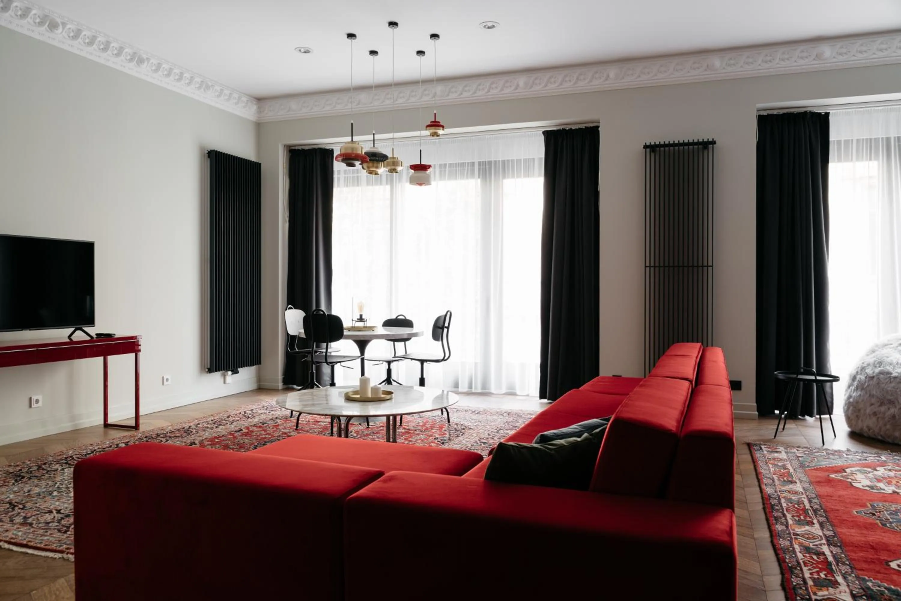 Living room in TG Hotel Apartments Budapest